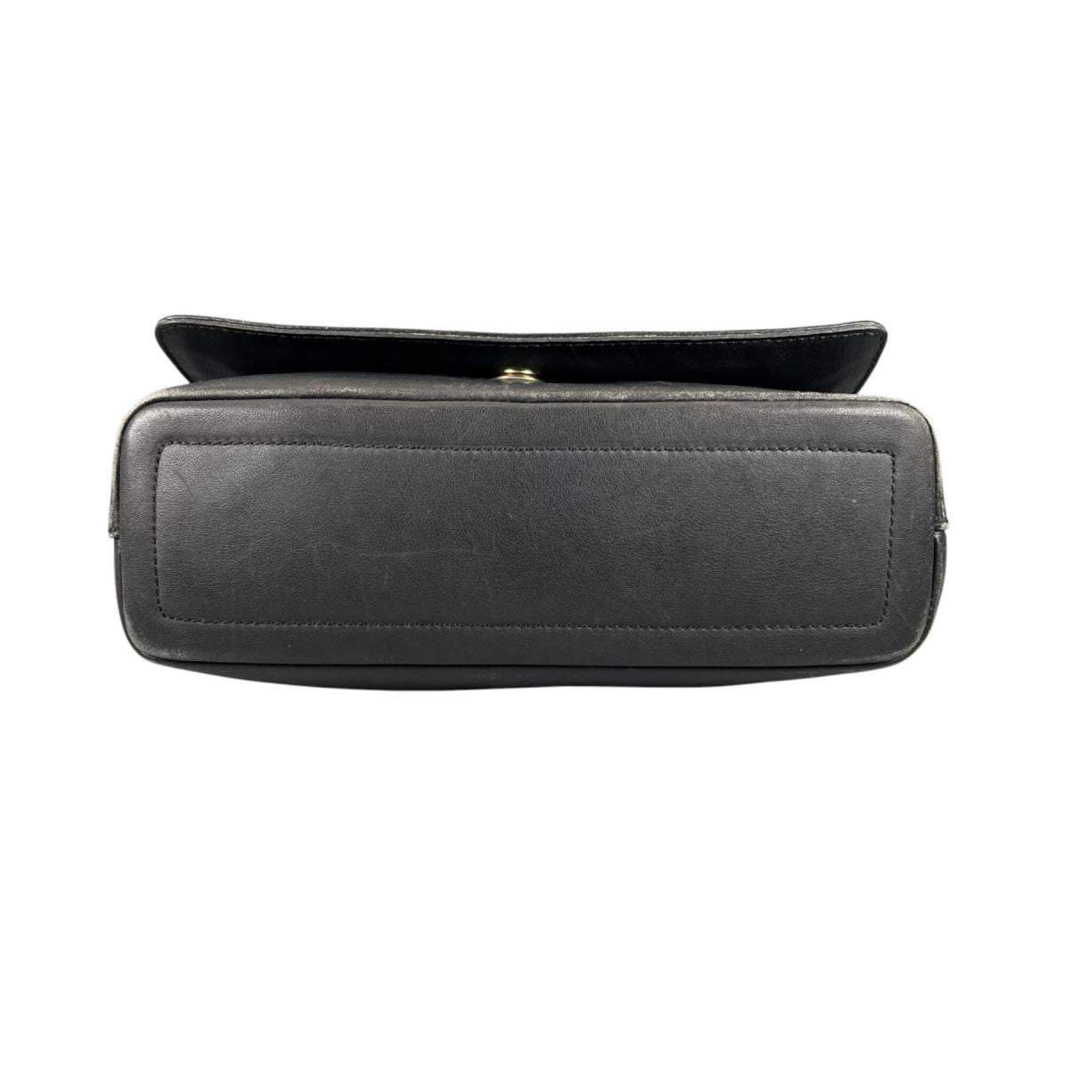Coach Black Leather Shoulder Bag (Pre-Owned)