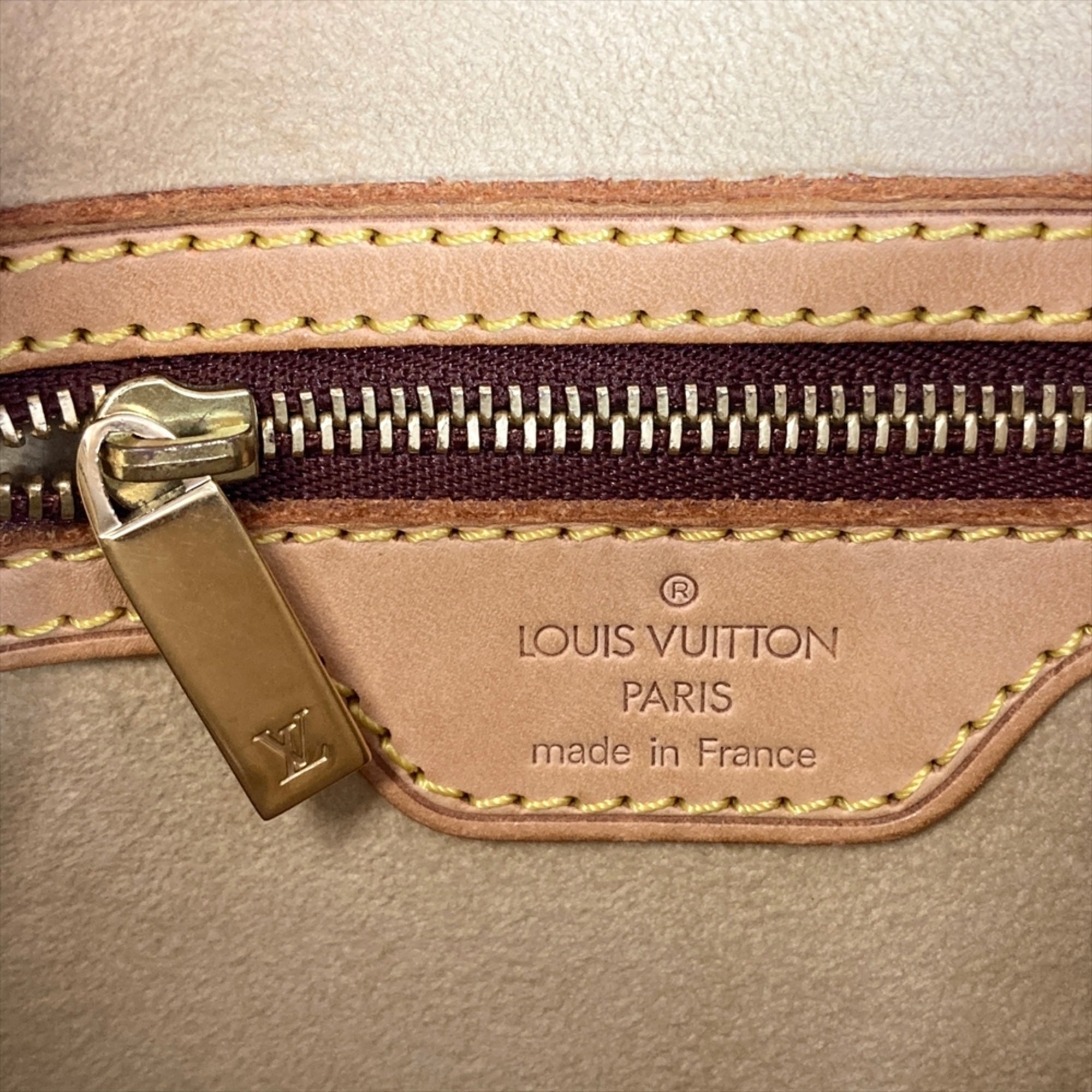 Louis Vuitton Brown Monogram Canvas Shoulder Bag (Pre-Owned)