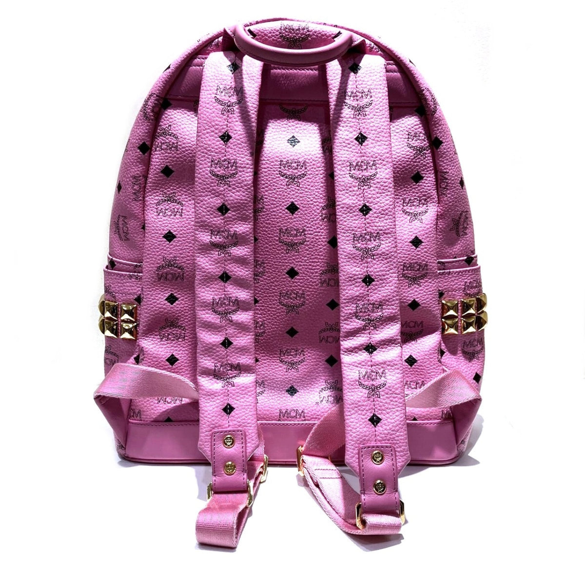 Mcm Pink Leather Backpack (Pre-Owned)