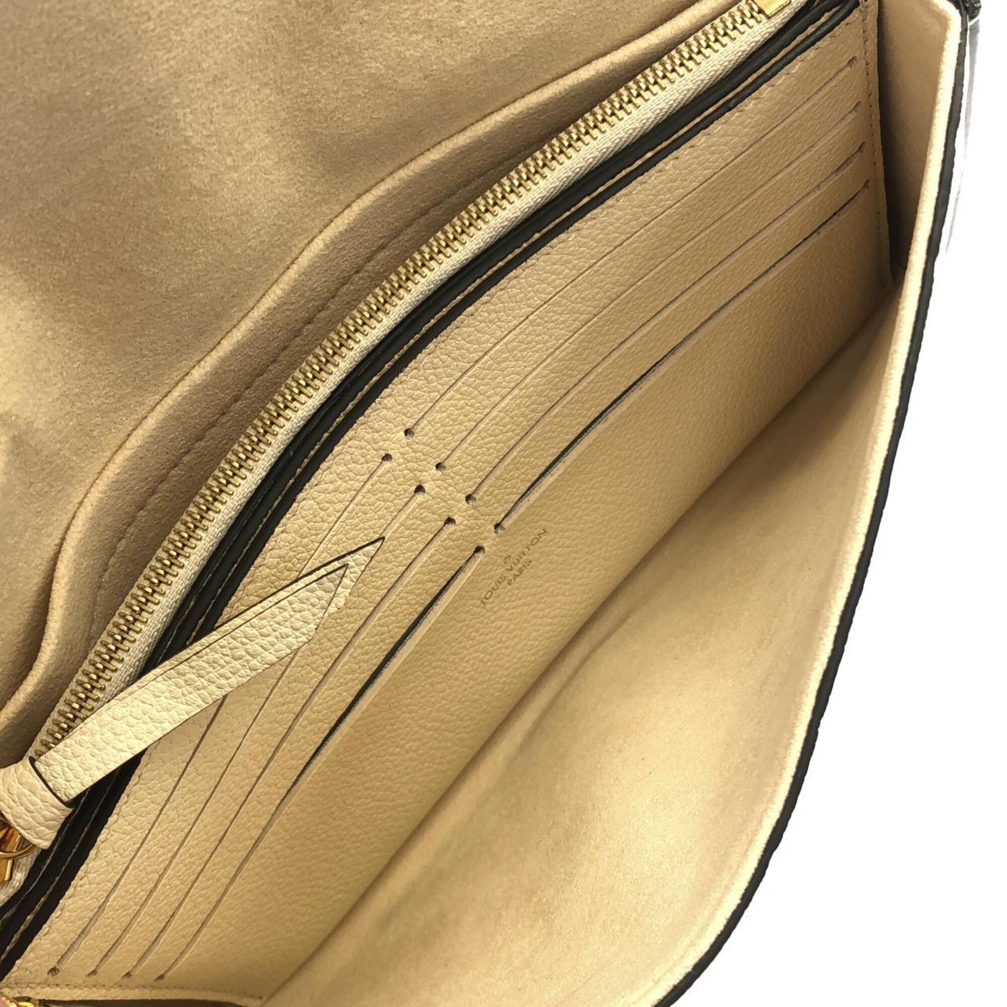 Louis Vuitton Blanc Leather Pochette Pouch Shoulder Bag (Pre-Owned)