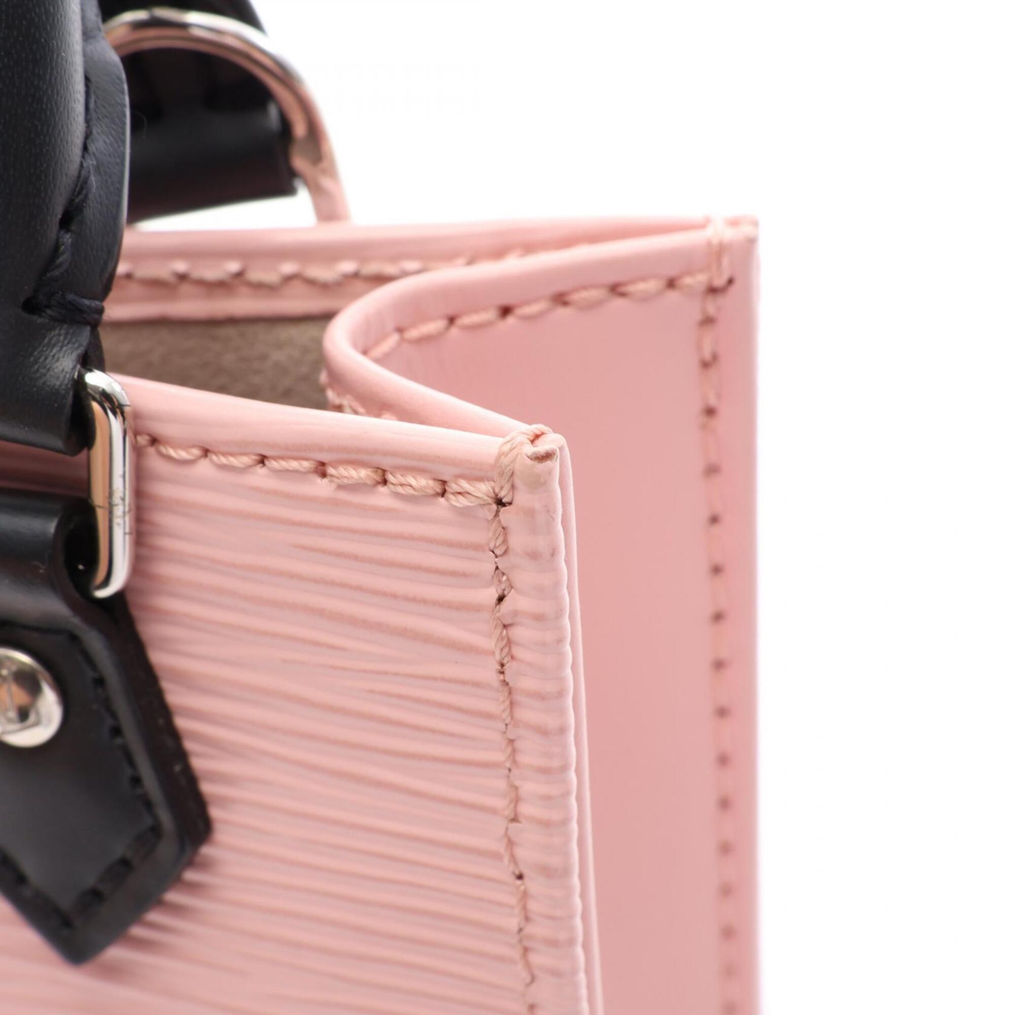 Louis Vuitton Black Pink Rose Ballerine Epi Leather Handbag (Pre-Owned)