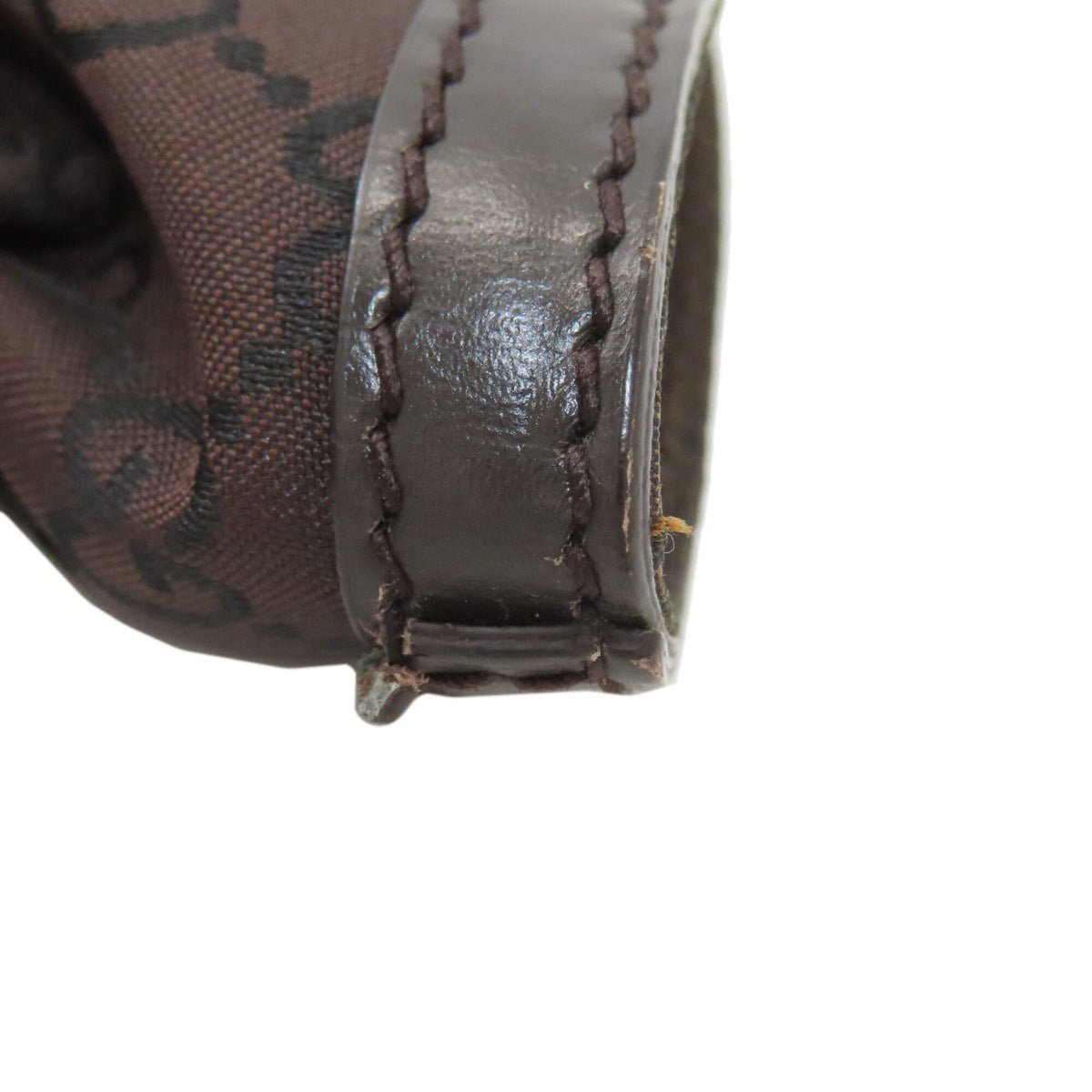 Gucci Dark Brown Nylon Tote Bag (Pre-Owned)