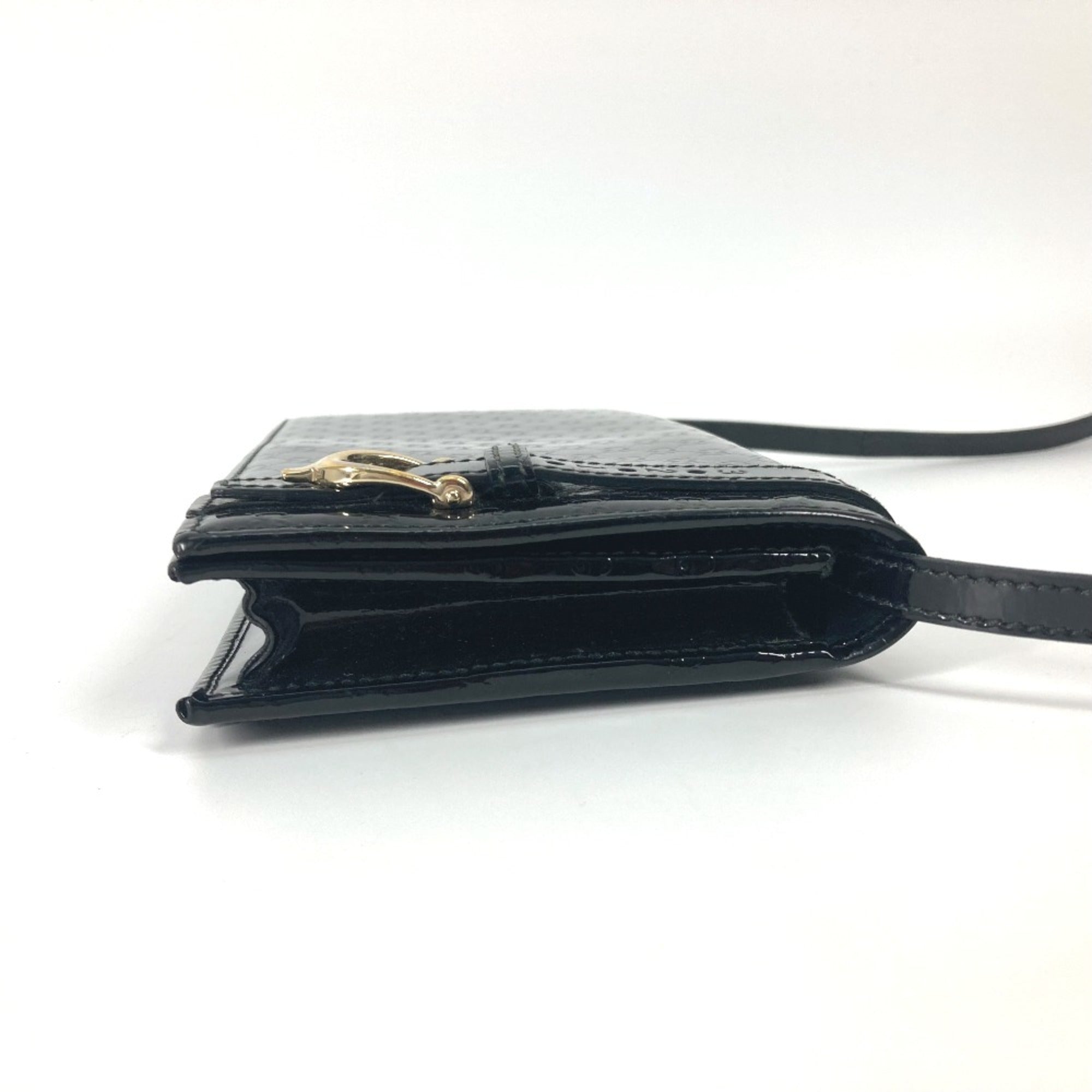 Gucci Black Patent Leather Shoulder Bag (Pre-Owned)