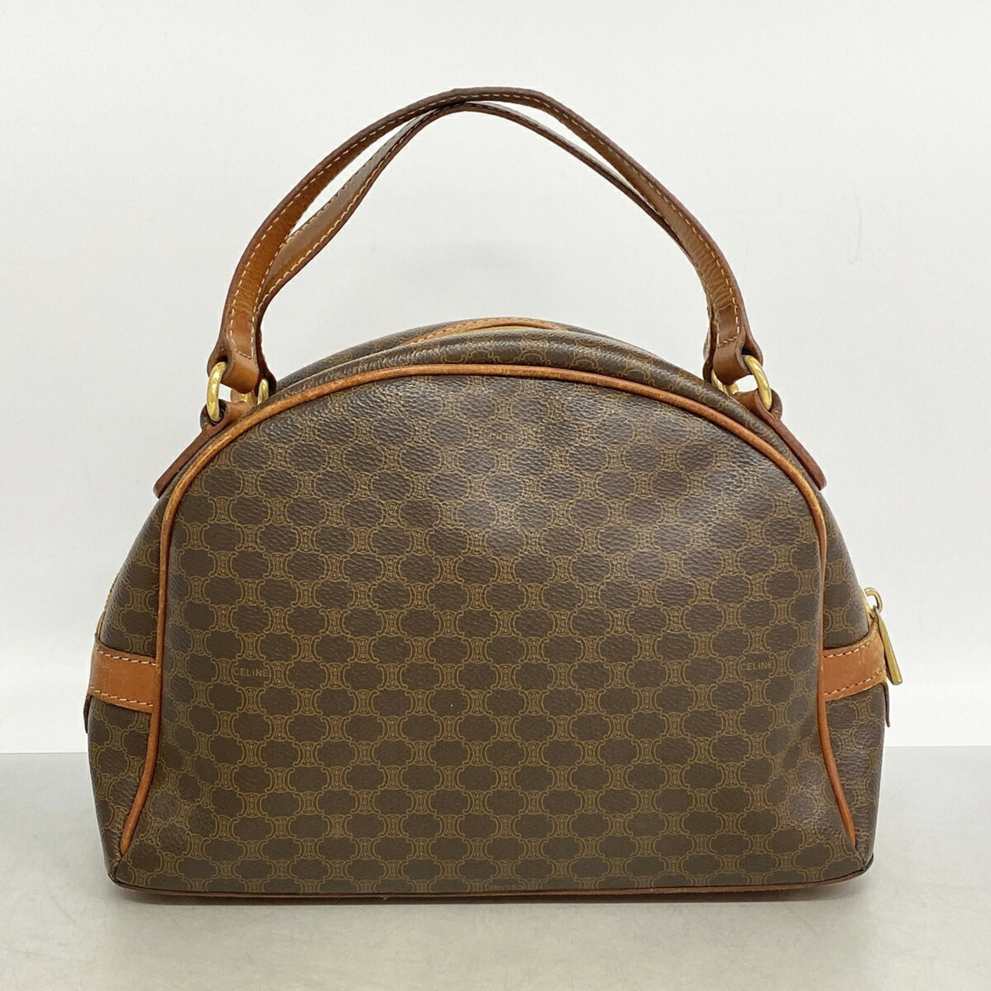 Celine Brown Pvc Handbag (Pre-Owned)