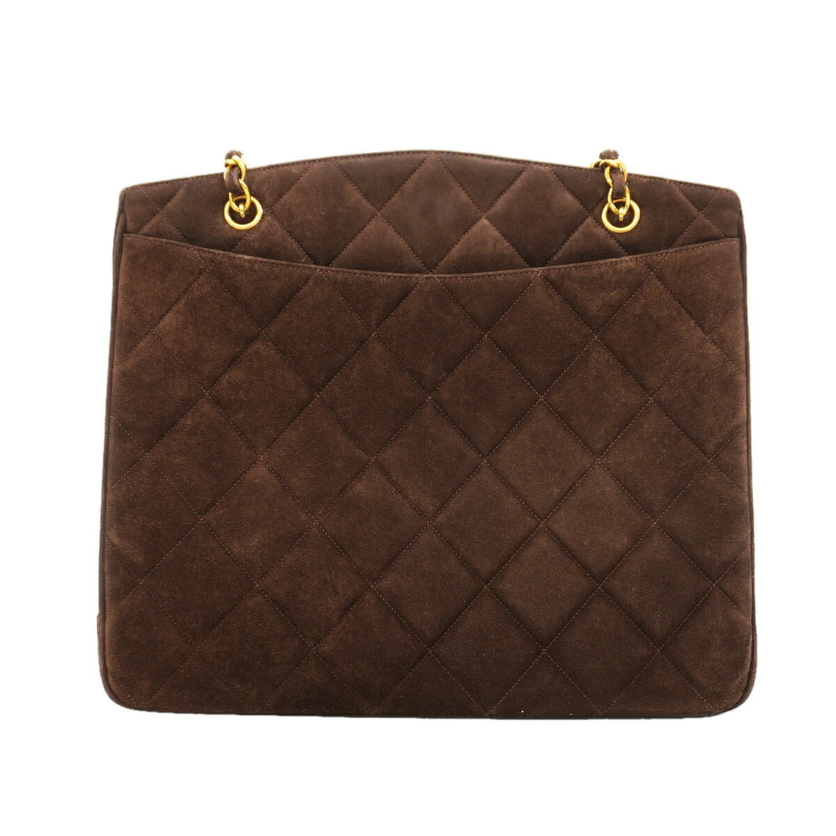Chanel Brown Suede Shoulder Bag (Pre-Owned)