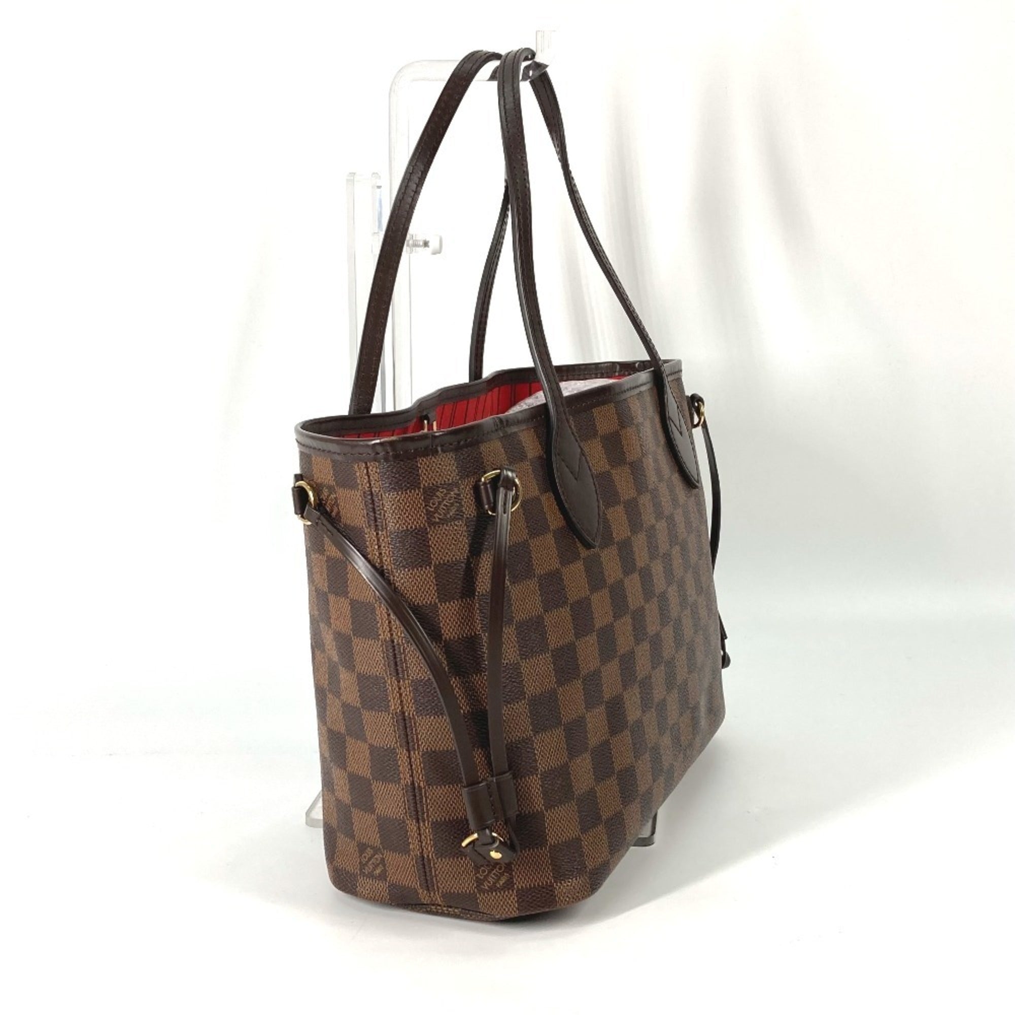 Louis Vuitton Brown Damier Canvas Ebene Damier Canvas Pouch Shoulder Bag Tote Bag (Pre-Owned)