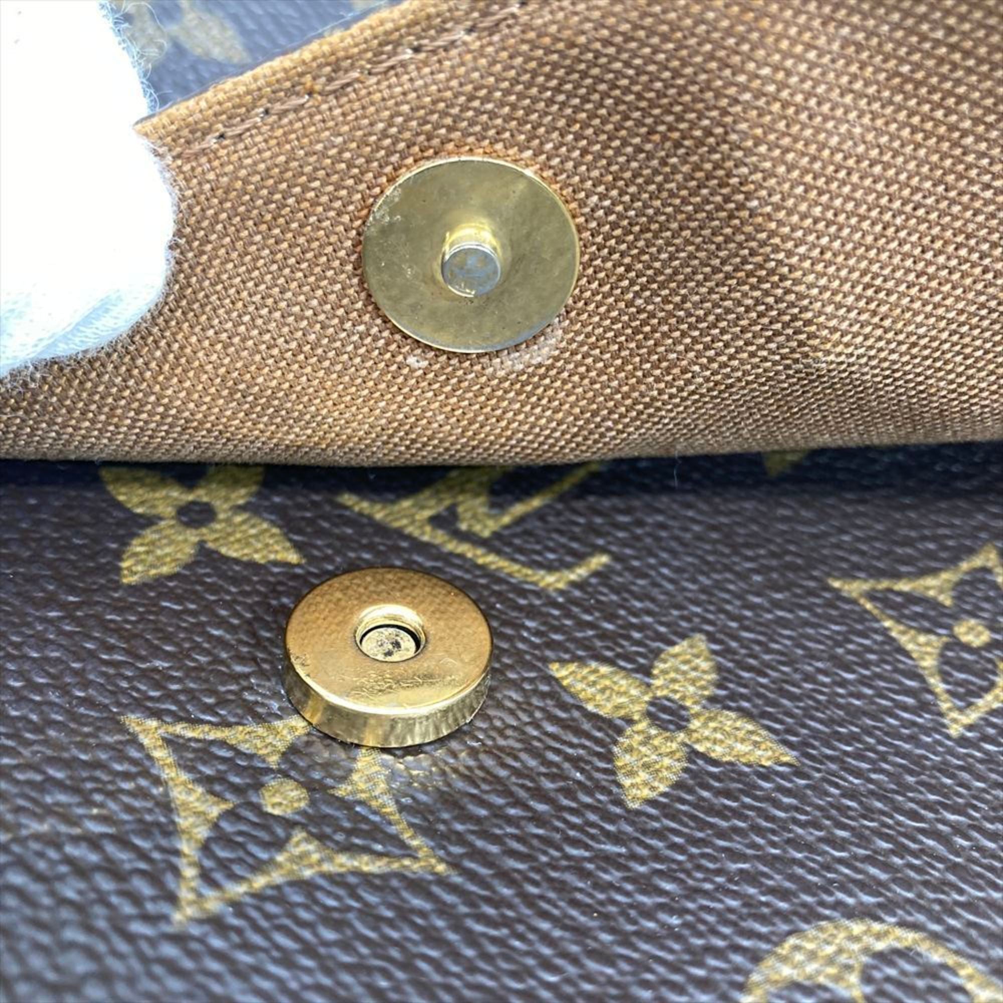 Louis Vuitton Brown Monogram Canvas Shoulder Bag (Pre-Owned)