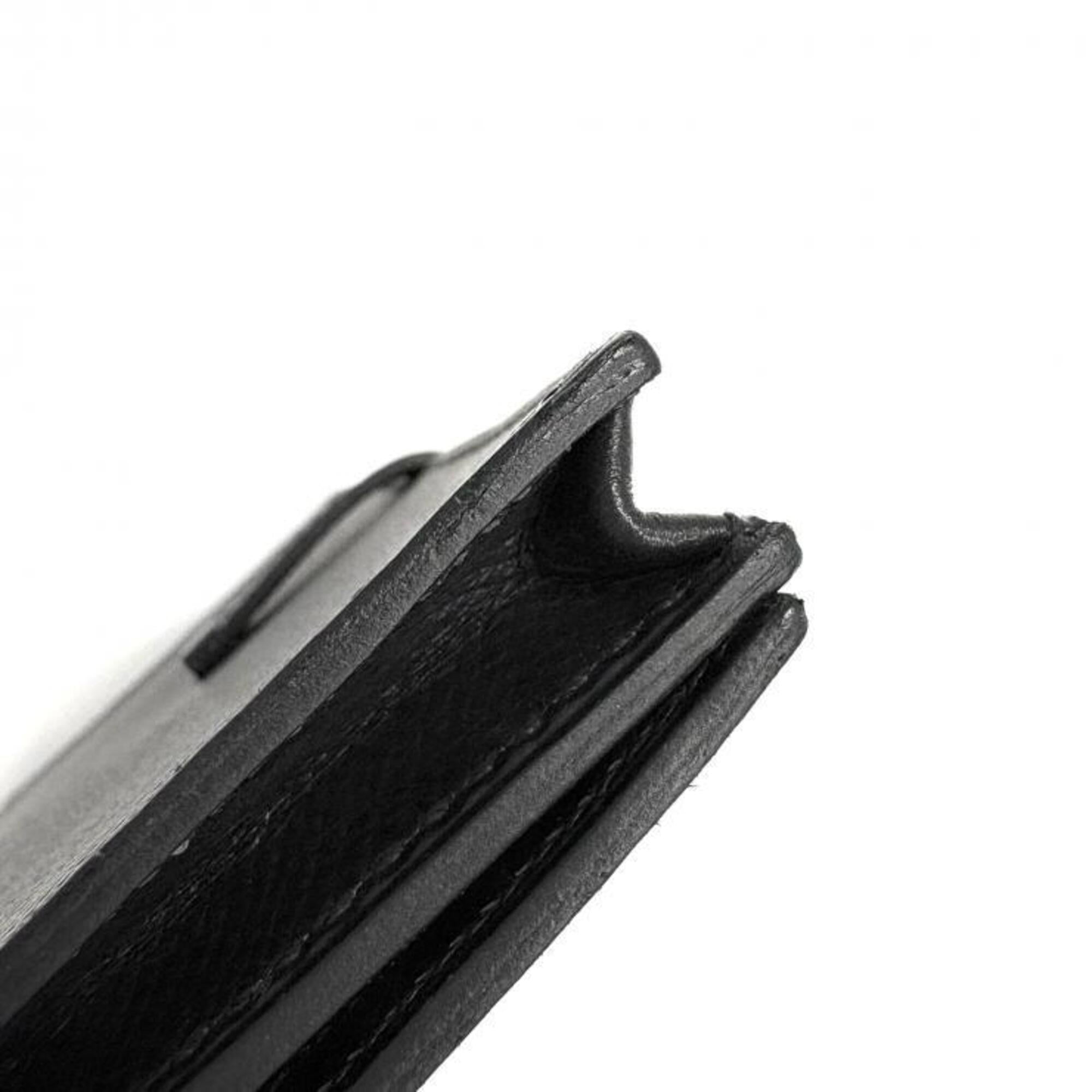 Hermes Black Epsom Leather Long Wallet (Bi-Fold) (Pre-Owned)