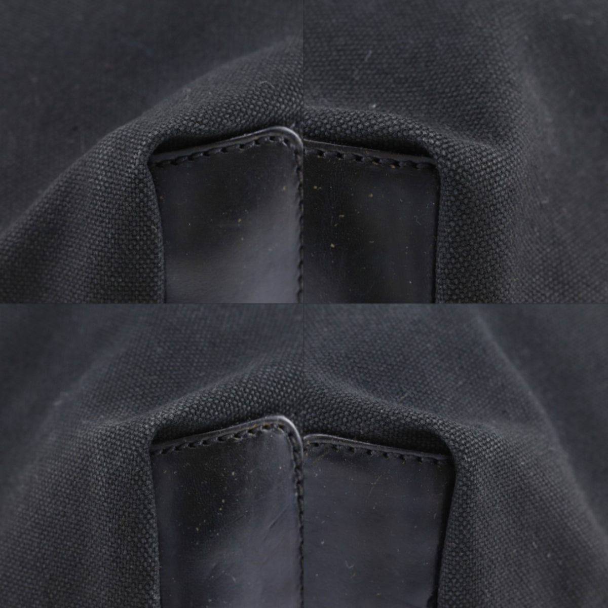 Prada Black Canvas Tote Bag (Pre-Owned)