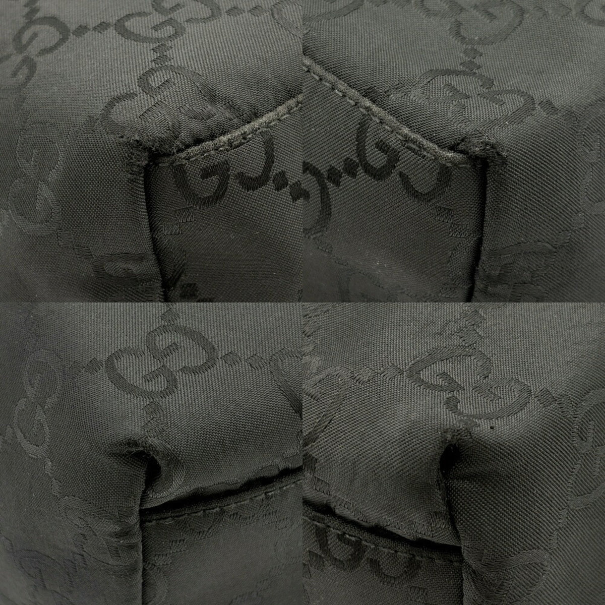 Gucci Black Nylon Leather Shoulder Bag (Pre-Owned)