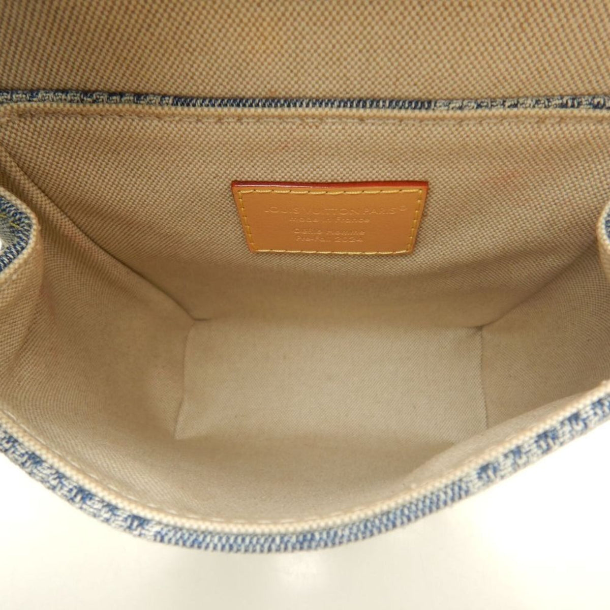Louis Vuitton Blue Cotton Canvas Cuir Ombre Leather Shoulder Bag (Pre-Owned)