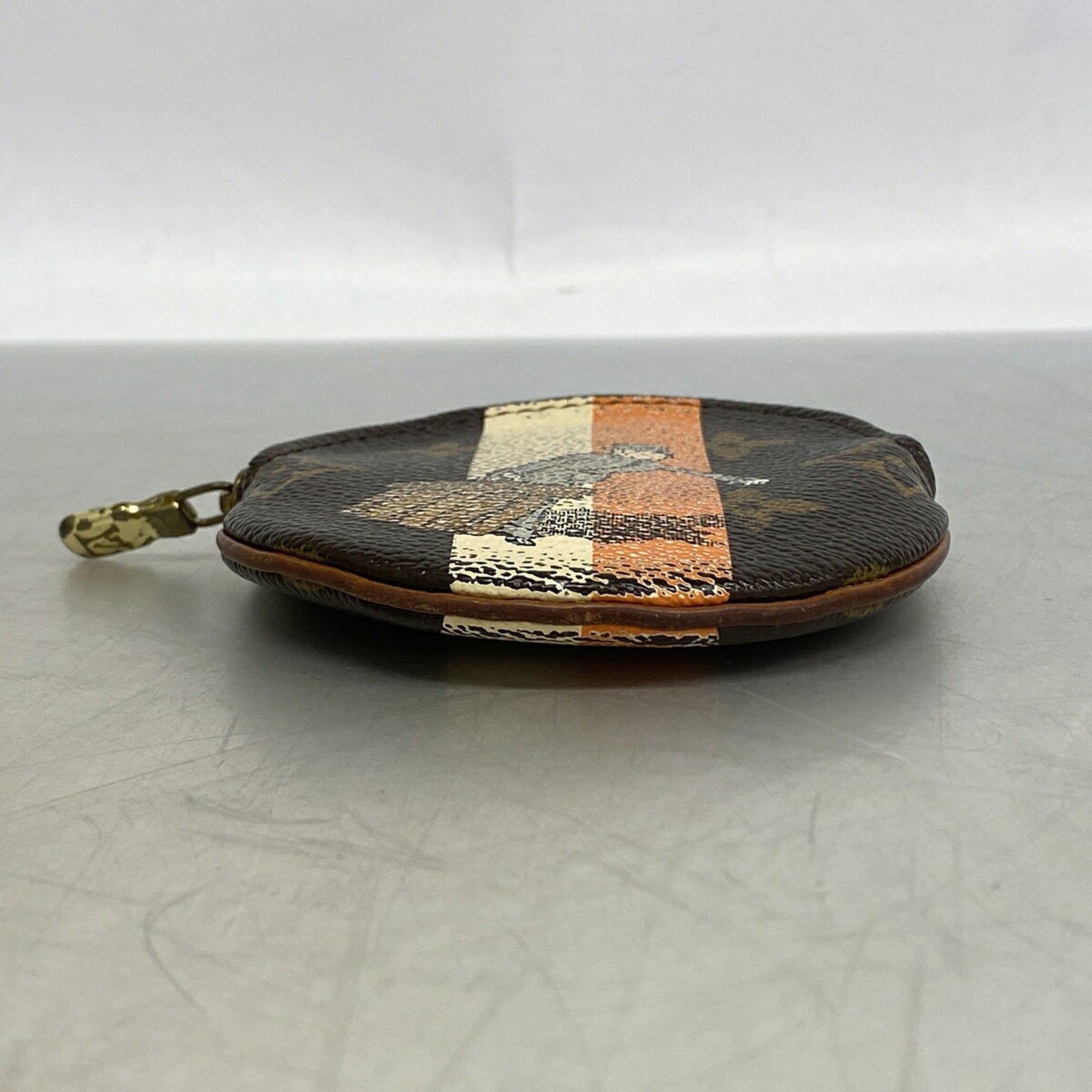 Louis Vuitton Orange Coin Purse/Coin Case (Pre-Owned)