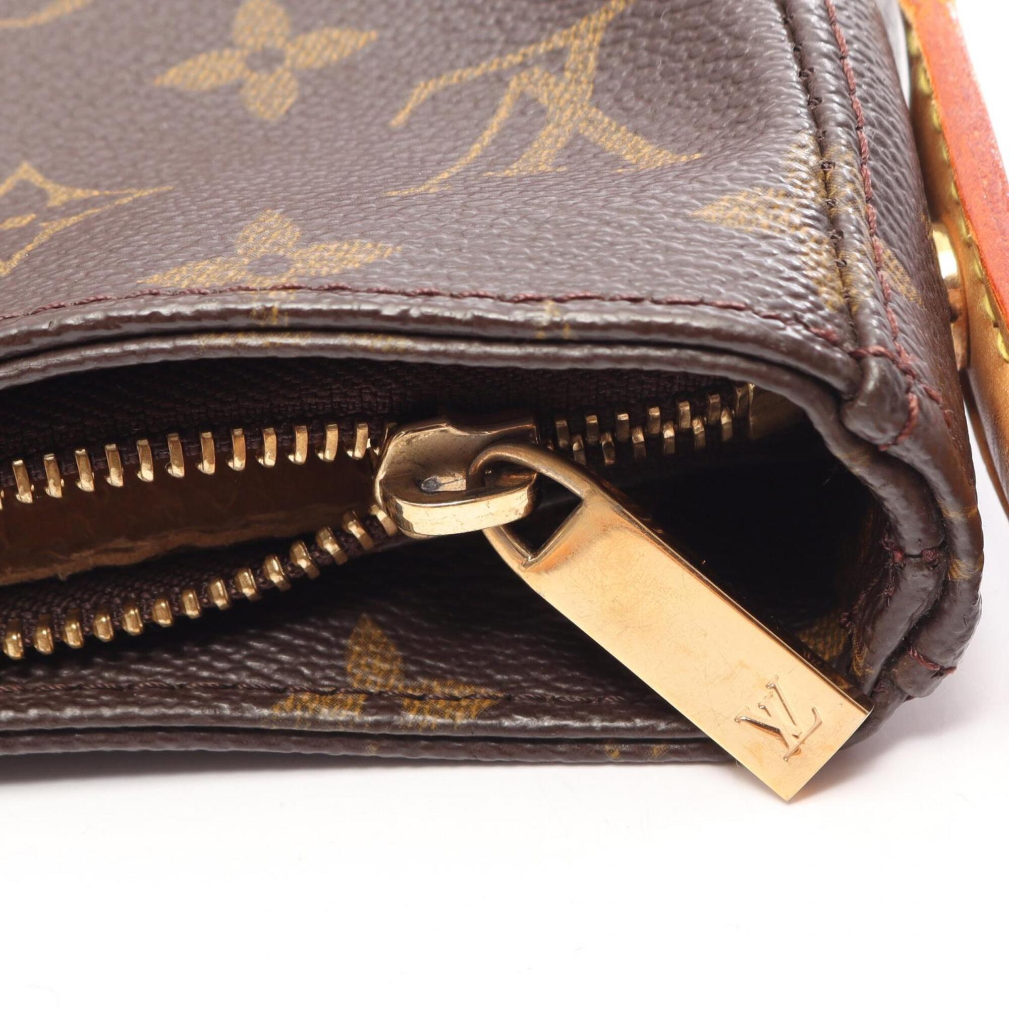 Louis Vuitton Brown Pvc Leather Handbag Shoulder Bag (Pre-Owned)
