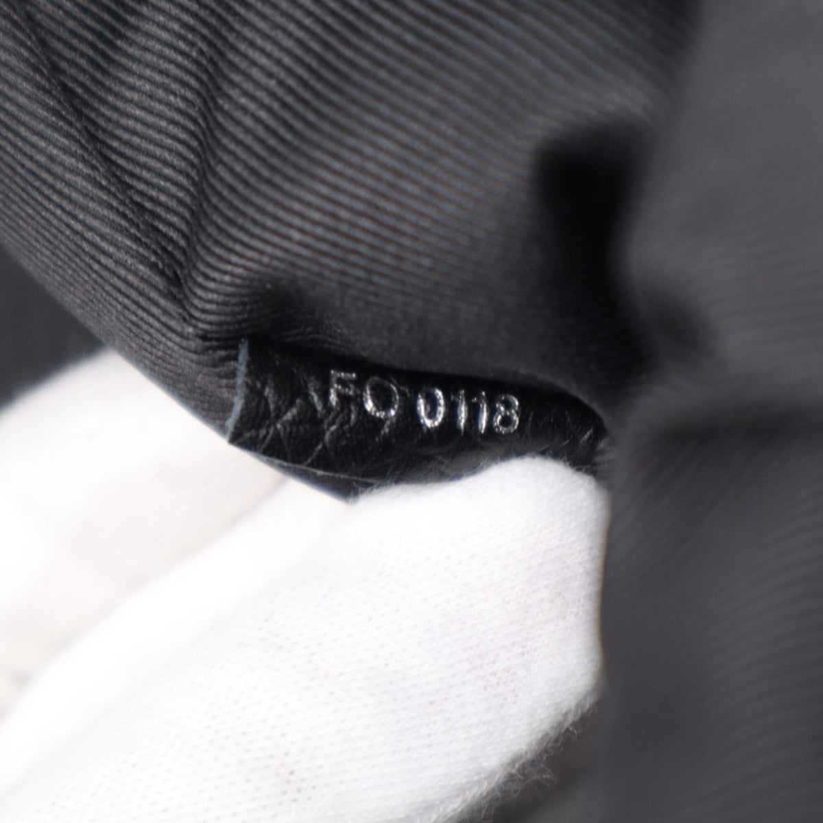 Louis Vuitton Black Gray Leather Tote Bag (Pre-Owned)