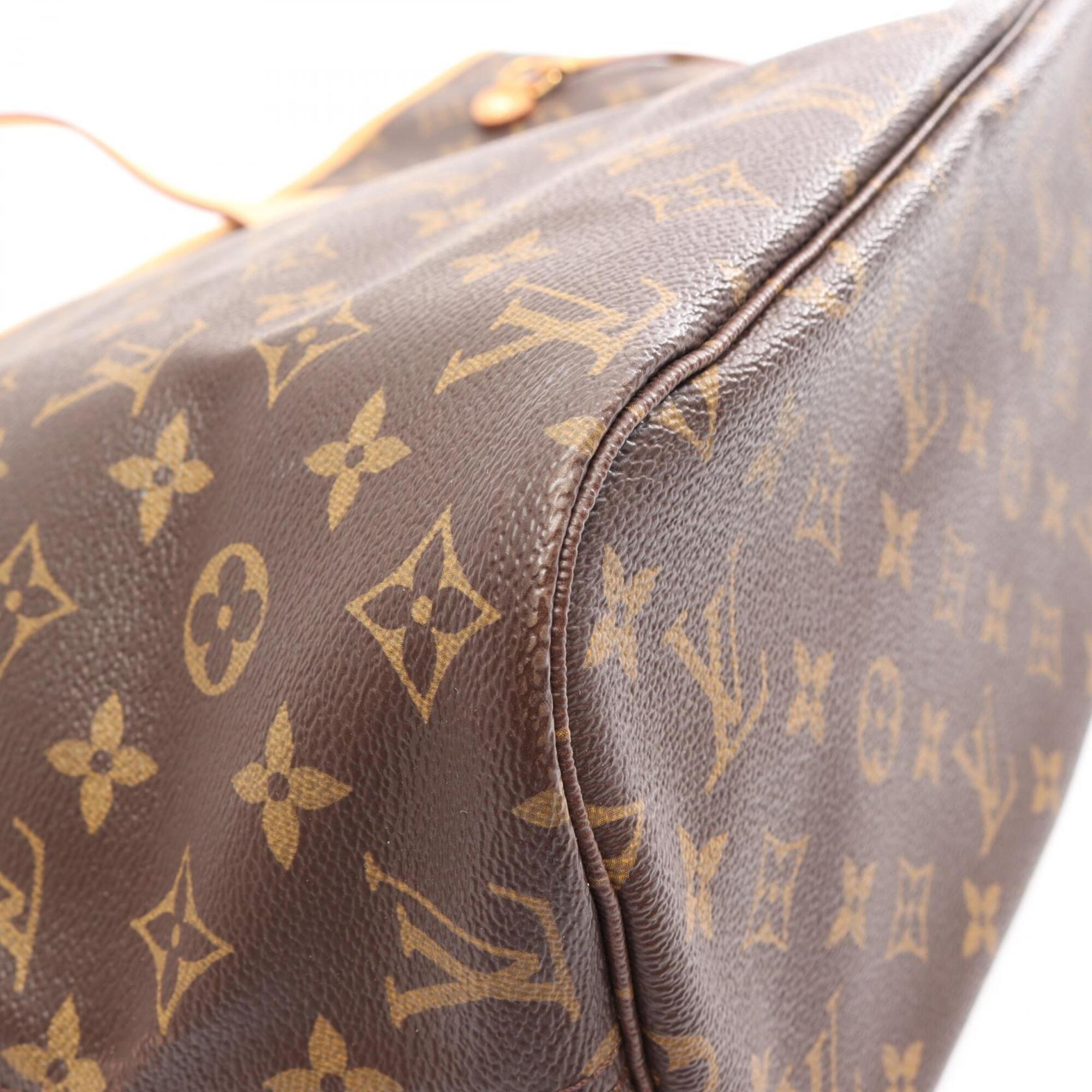 Louis Vuitton Brown Coated Canvas Pvc Monogram Leather Handbag Tote Bag (Pre-Owned)