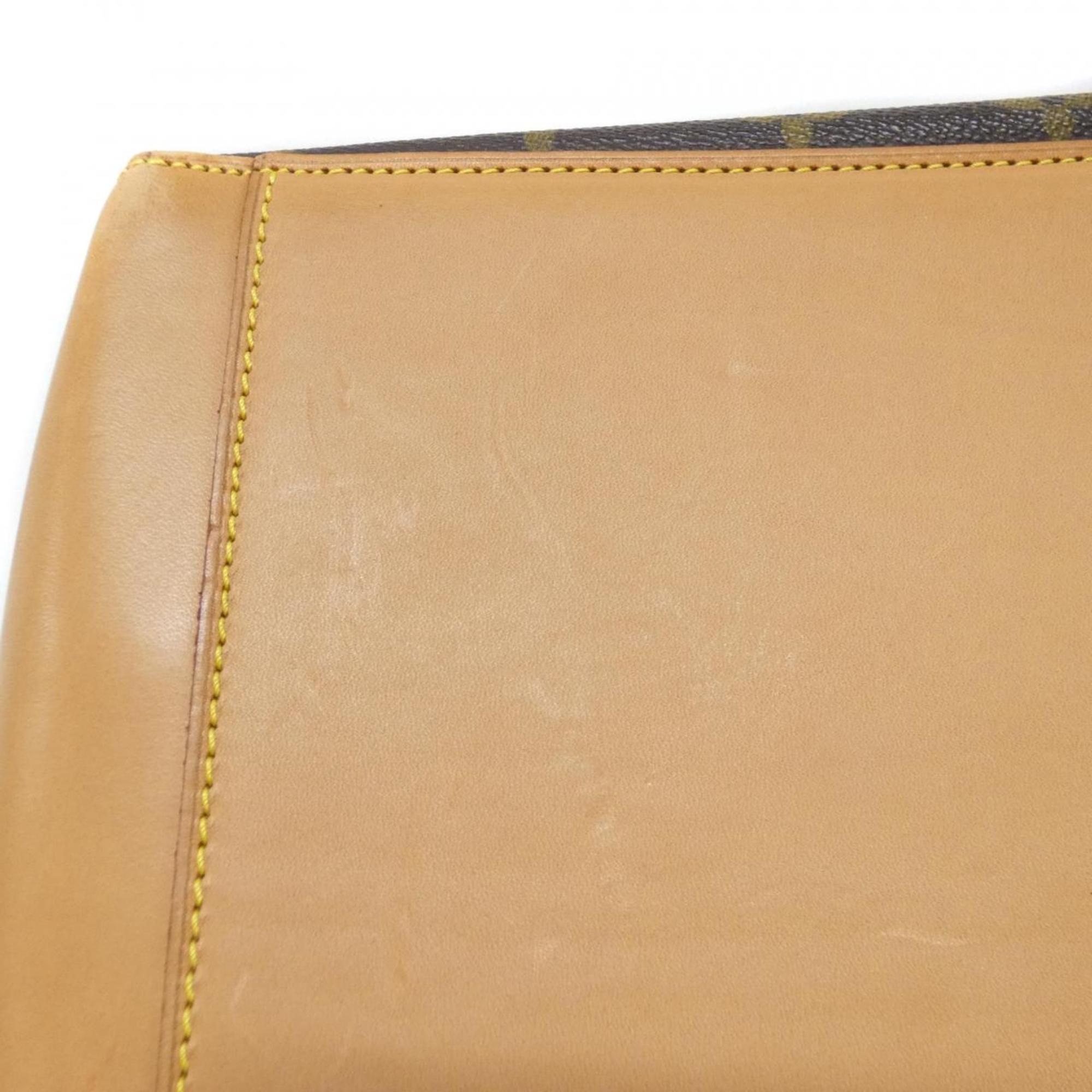 Louis Vuitton Marron Coated Canvas Handbag (Pre-Owned)