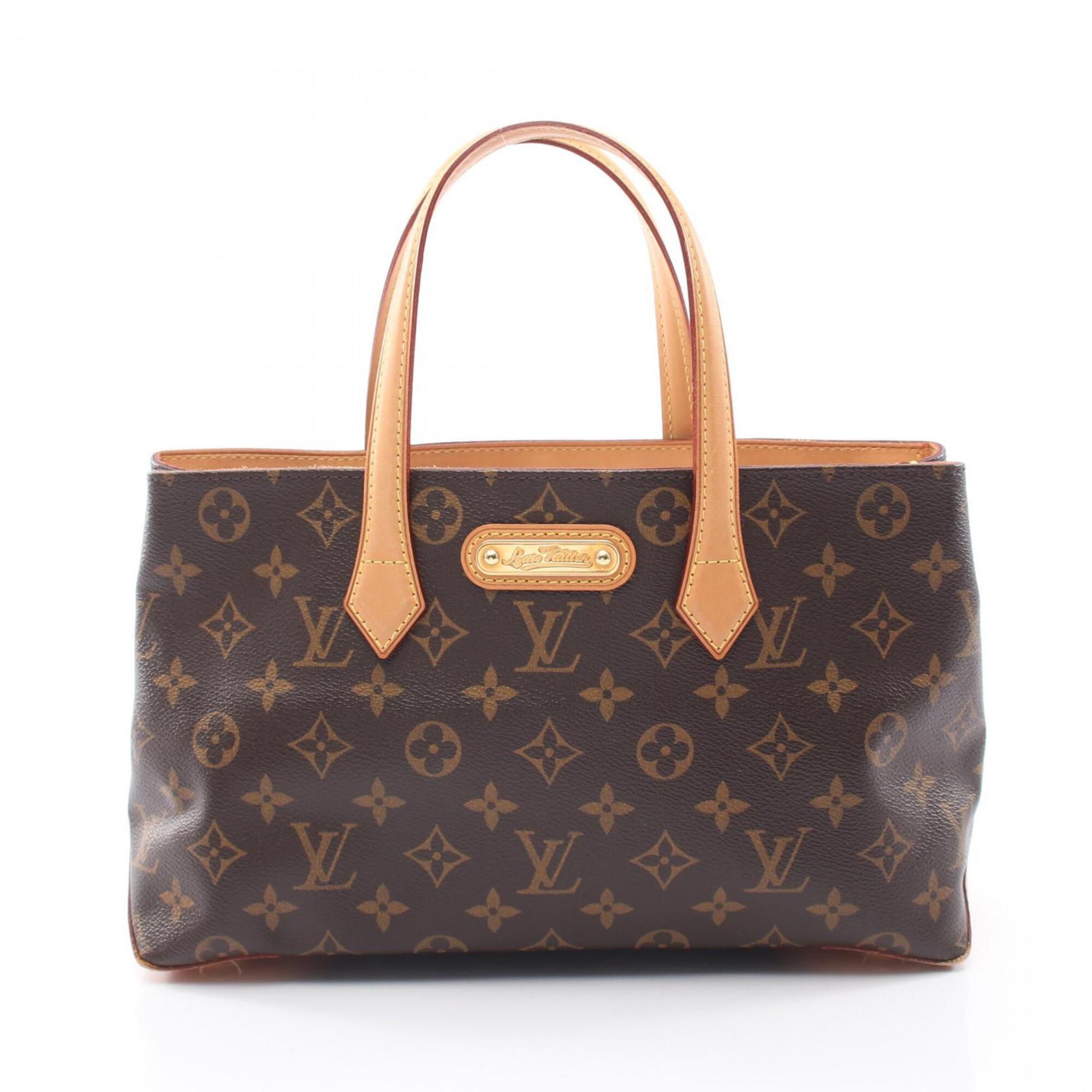 Louis Vuitton Brown Monogram Coated Canvas Leather Handbag (Pre-Owned)
