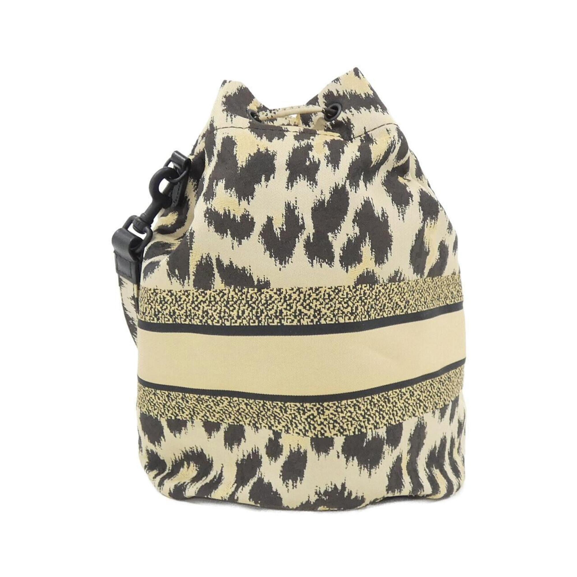 Christian Dior Beige Nylon Handbag Pouch (Pre-Owned)