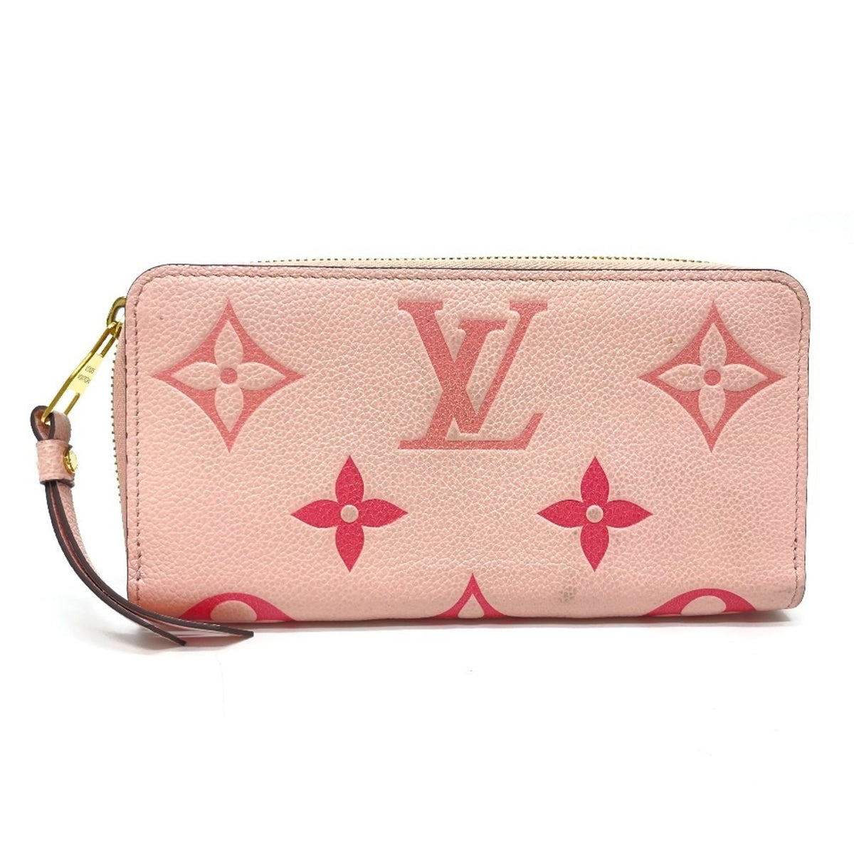 Louis Vuitton Monogram Empreinte Pink Monogram Empreinte Long Wallet (Bi-Fold) (Pre-Owned)