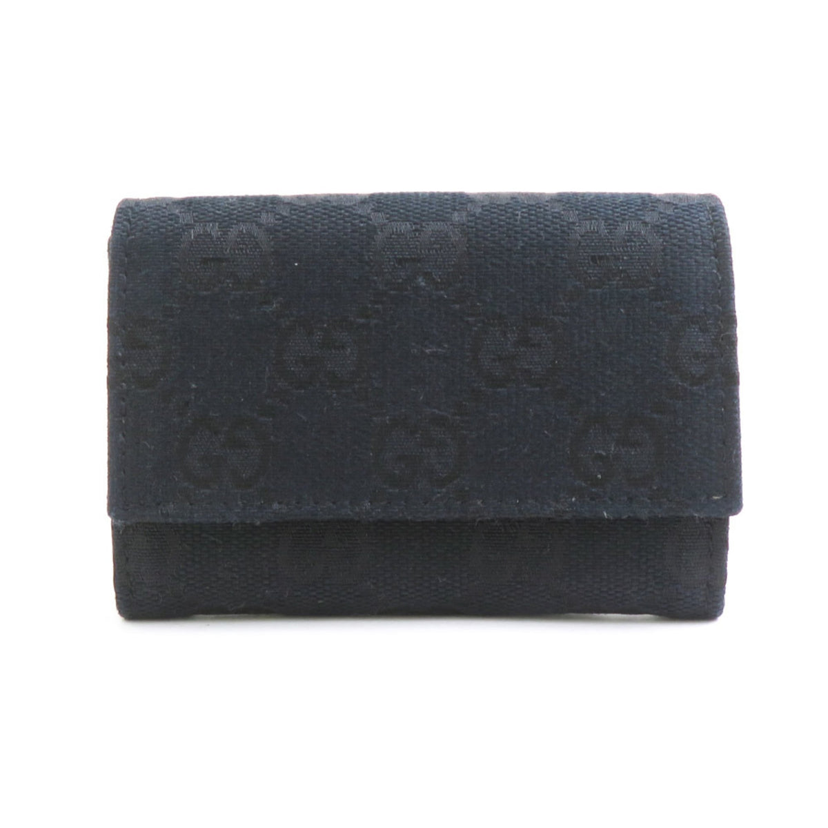 Gucci Black Gg Canvas Coin Purse/Coin Case (Pre-Owned)
