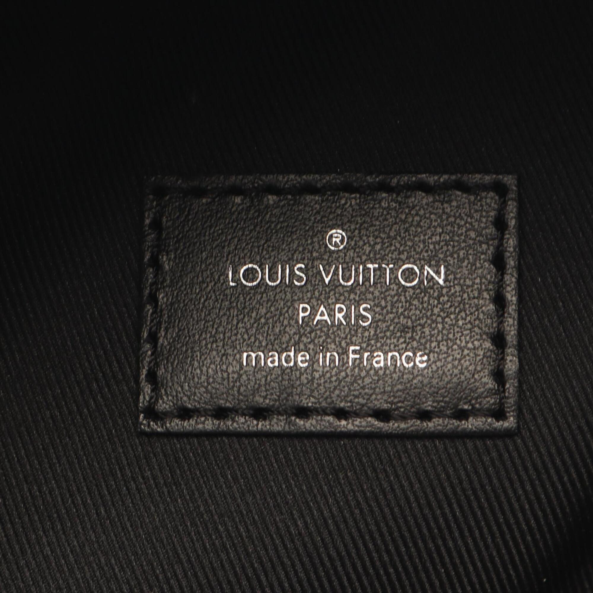Louis Vuitton Black Brown Monogram Macassar Coated Canvas Leather Backpack (Pre-Owned)