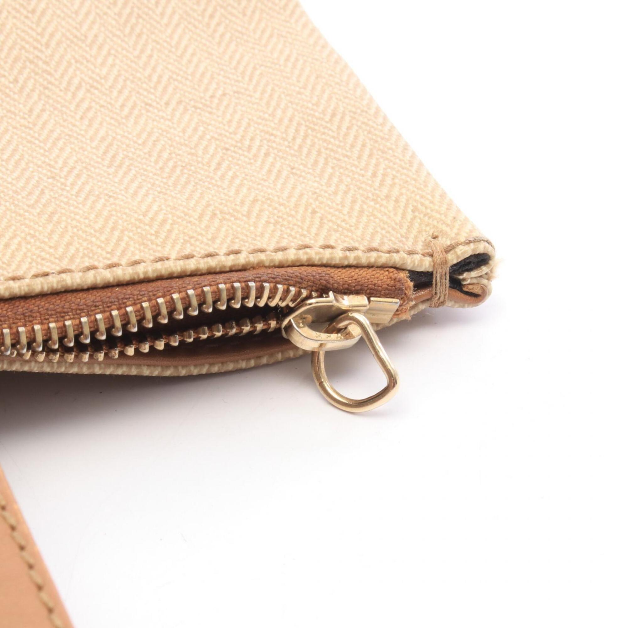Bvlgari Collezione Beige Brown Coated Canvas Handbag Tote Bag (Pre-Owned)