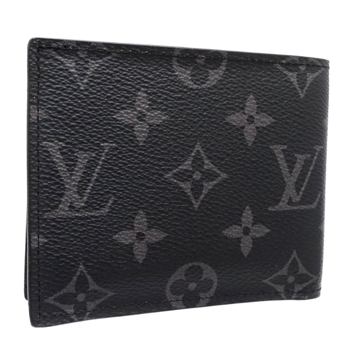 Louis Vuitton Black Monogram Eclipse Monogram Eclipse Wallet (Bi-Fold) (Pre-Owned)