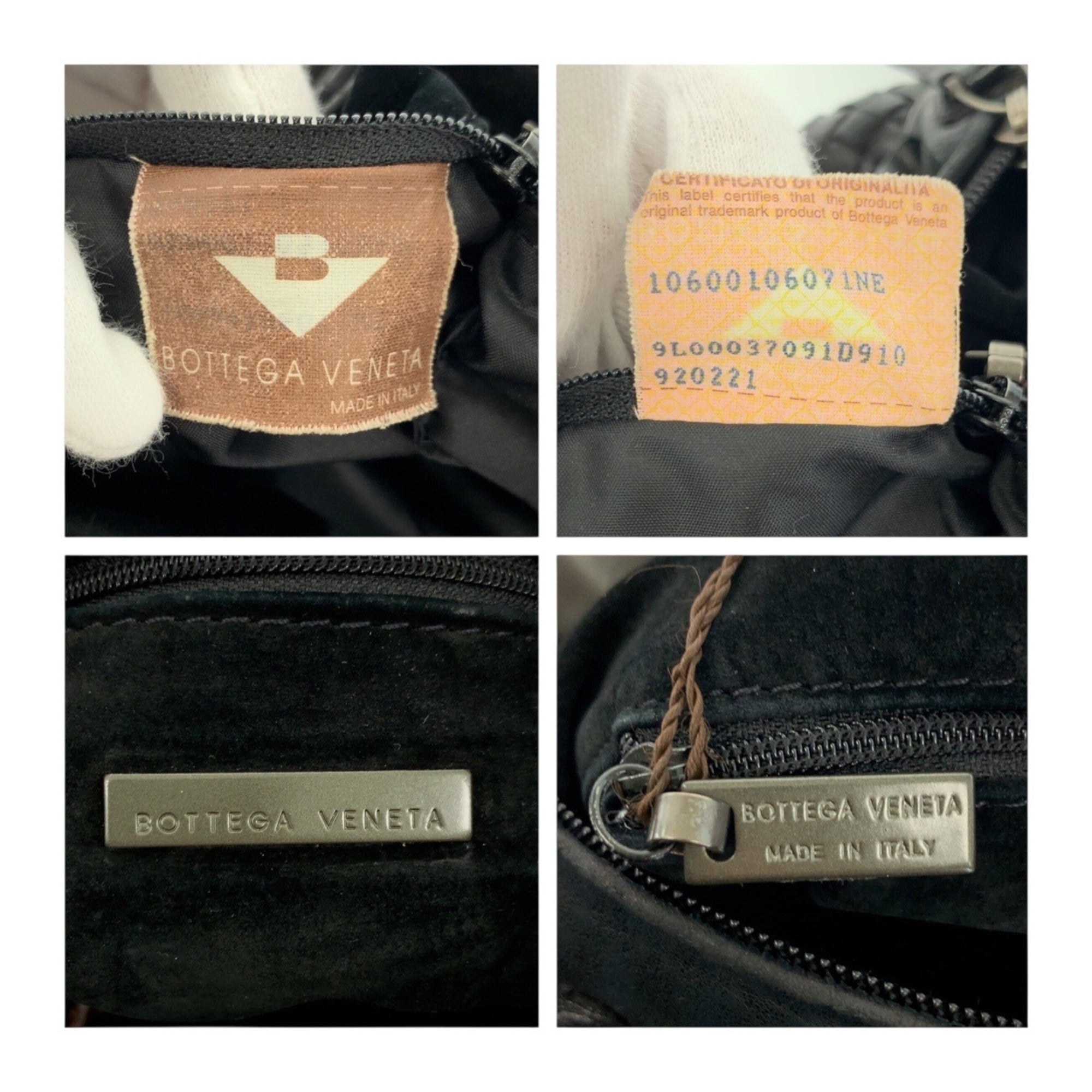 Bottega Veneta Black Leather Shoulder Bag (Pre-Owned)