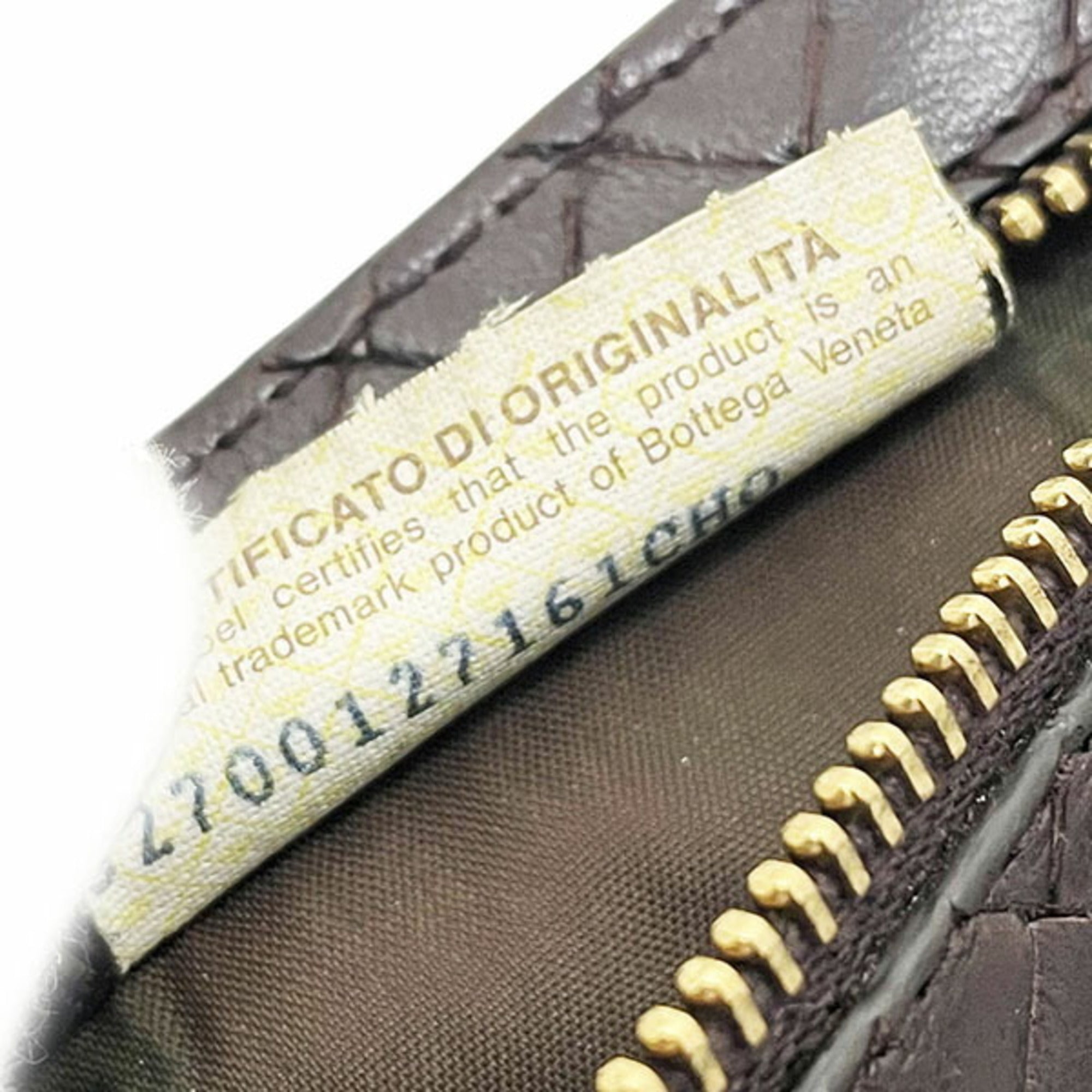 Bottega Veneta Brown Leather Coin Purse/Coin Case (Pre-Owned)
