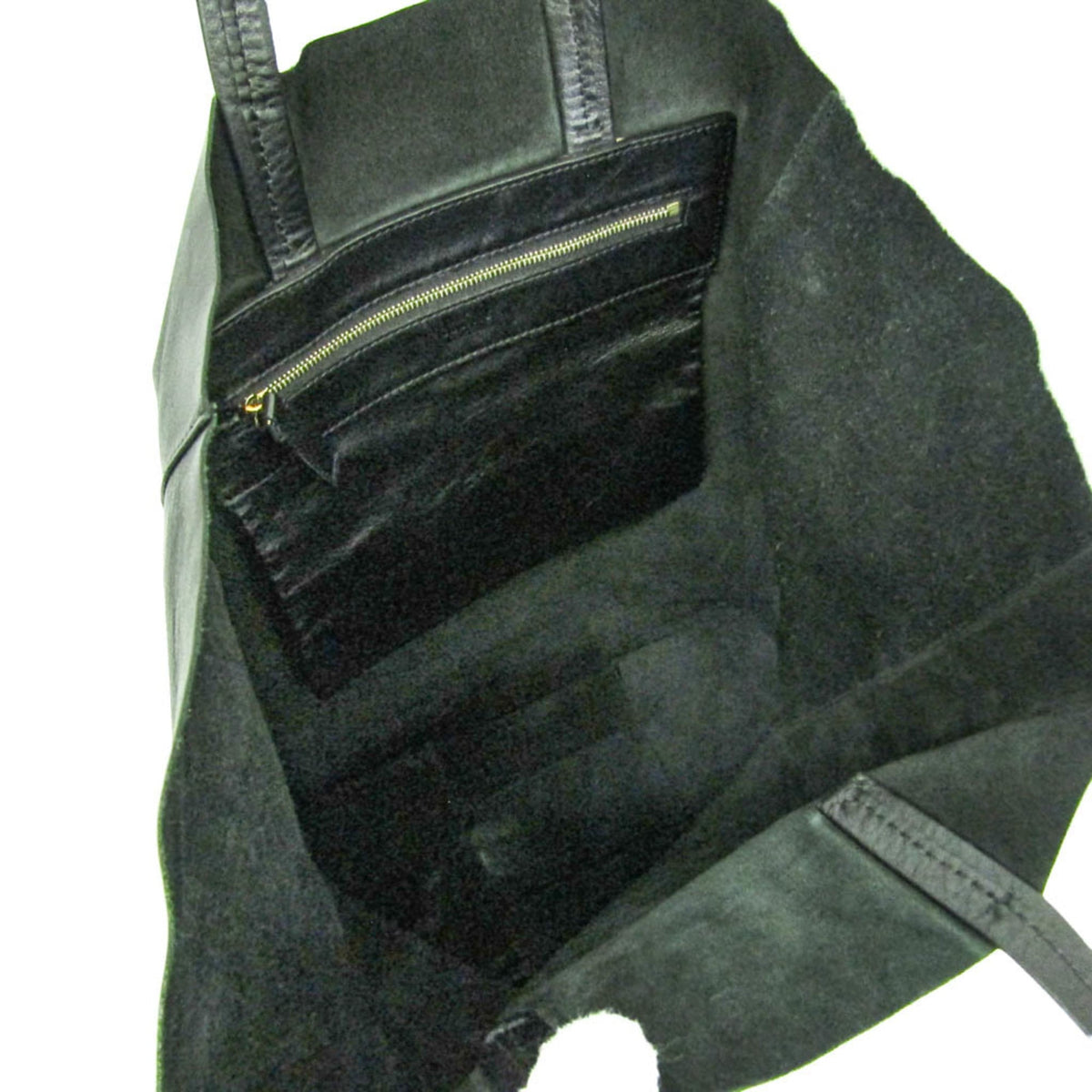 Celine Cabas Black Leather Tote Bag (Pre-Owned)