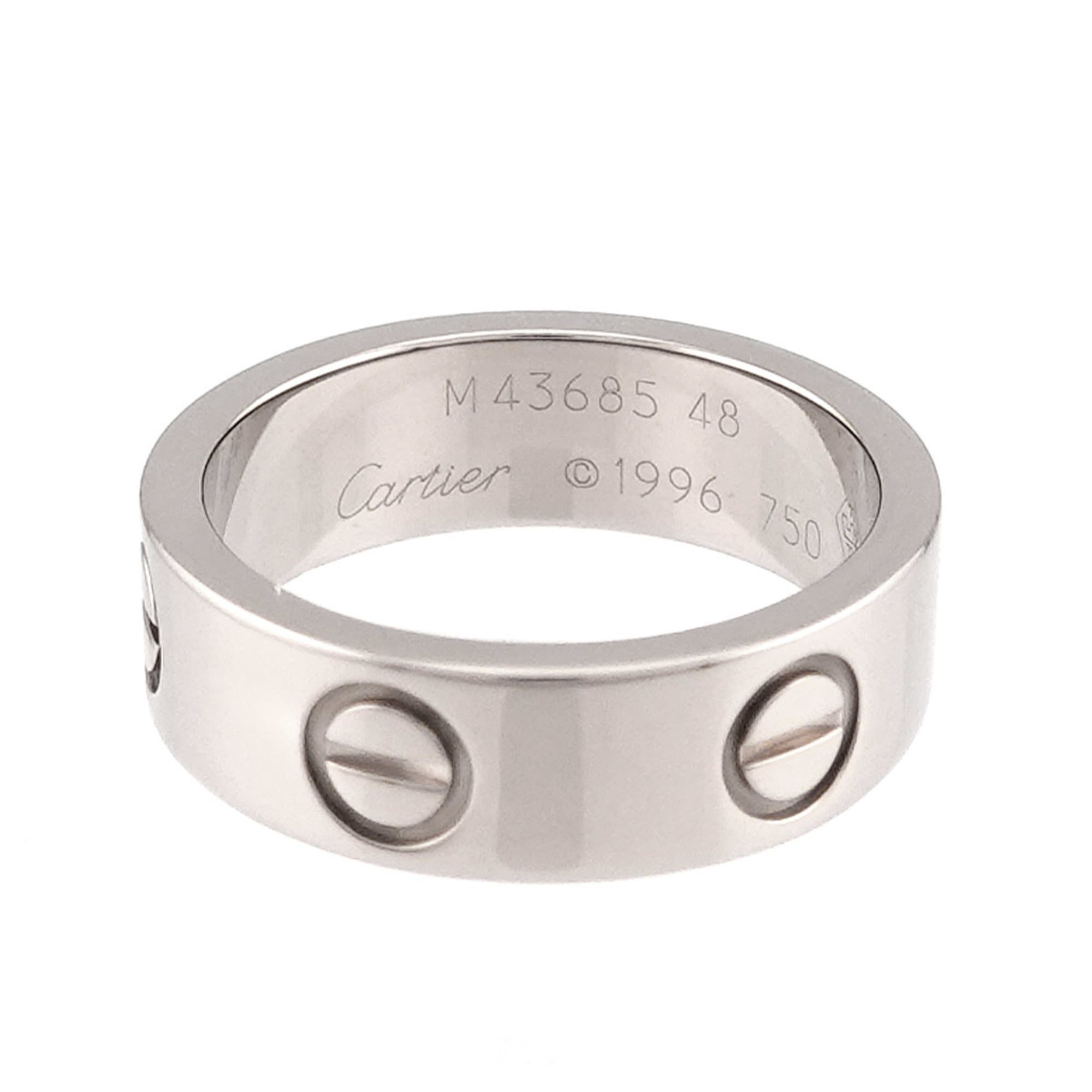 Cartier White Gold (18K) Band Ring (Pre-Owned)