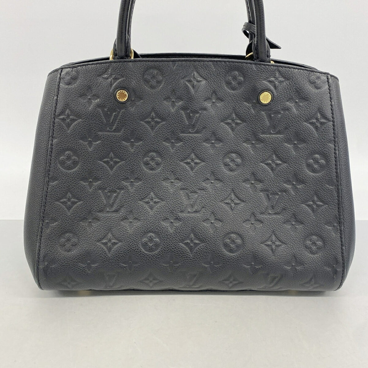 Louis Vuitton Noir Handbag (Pre-Owned)