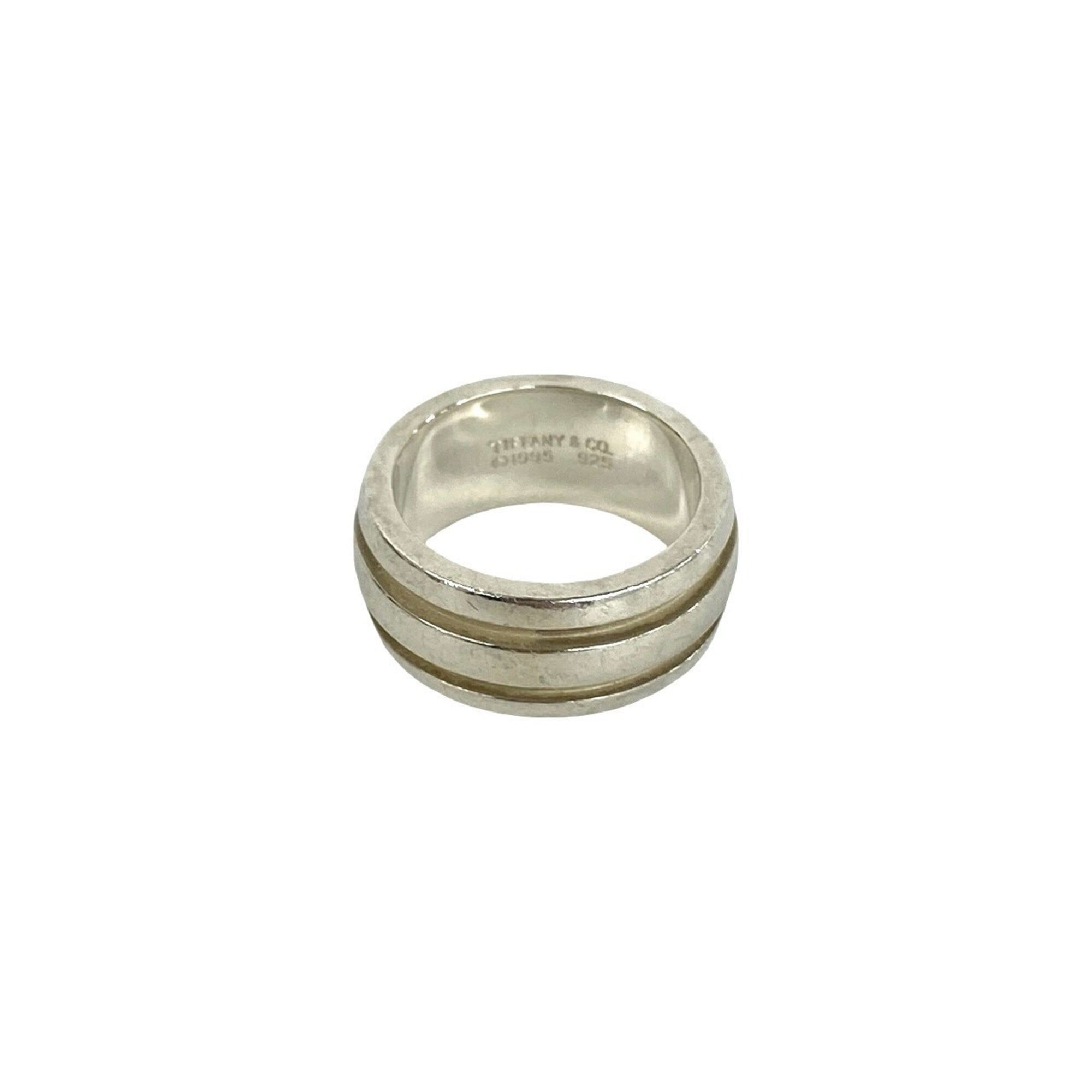 Tiffany Silver Silver 925 Band Ring (Pre-Owned)