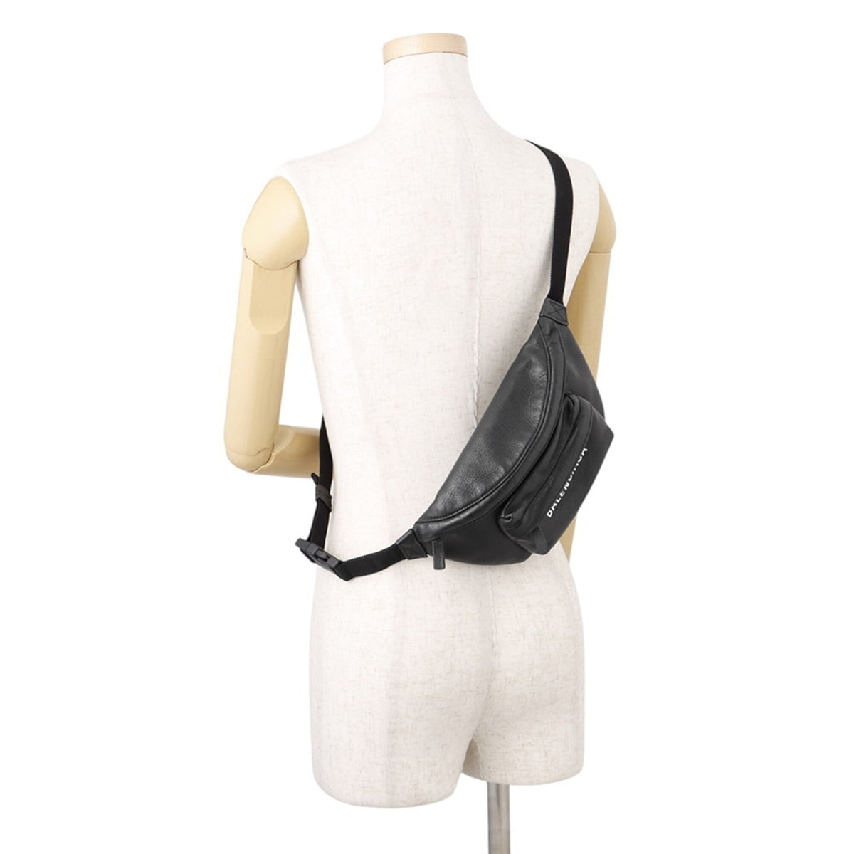 Balenciaga Black Leather Sling Bag (Pre-Owned)