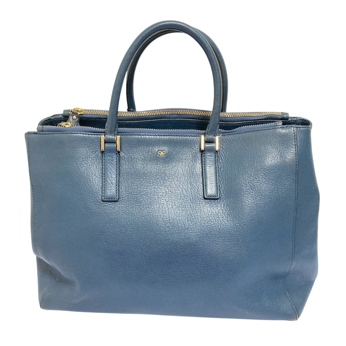 Anya Hindmarch Blue Handbag Shoulder Bag (Pre-Owned)