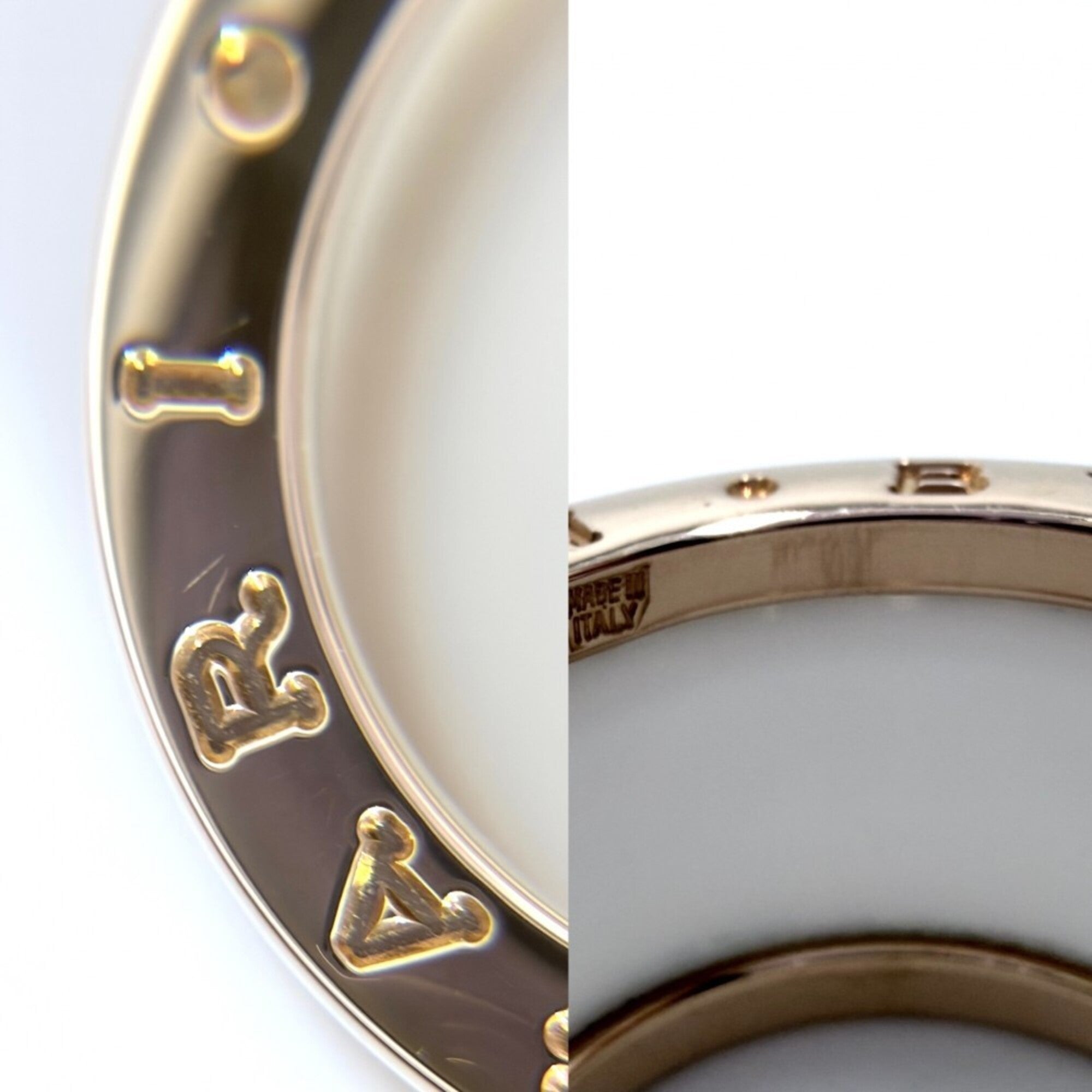 Bvlgari Pink Gold (18K) Ceramic Band Ring (Pre-Owned)