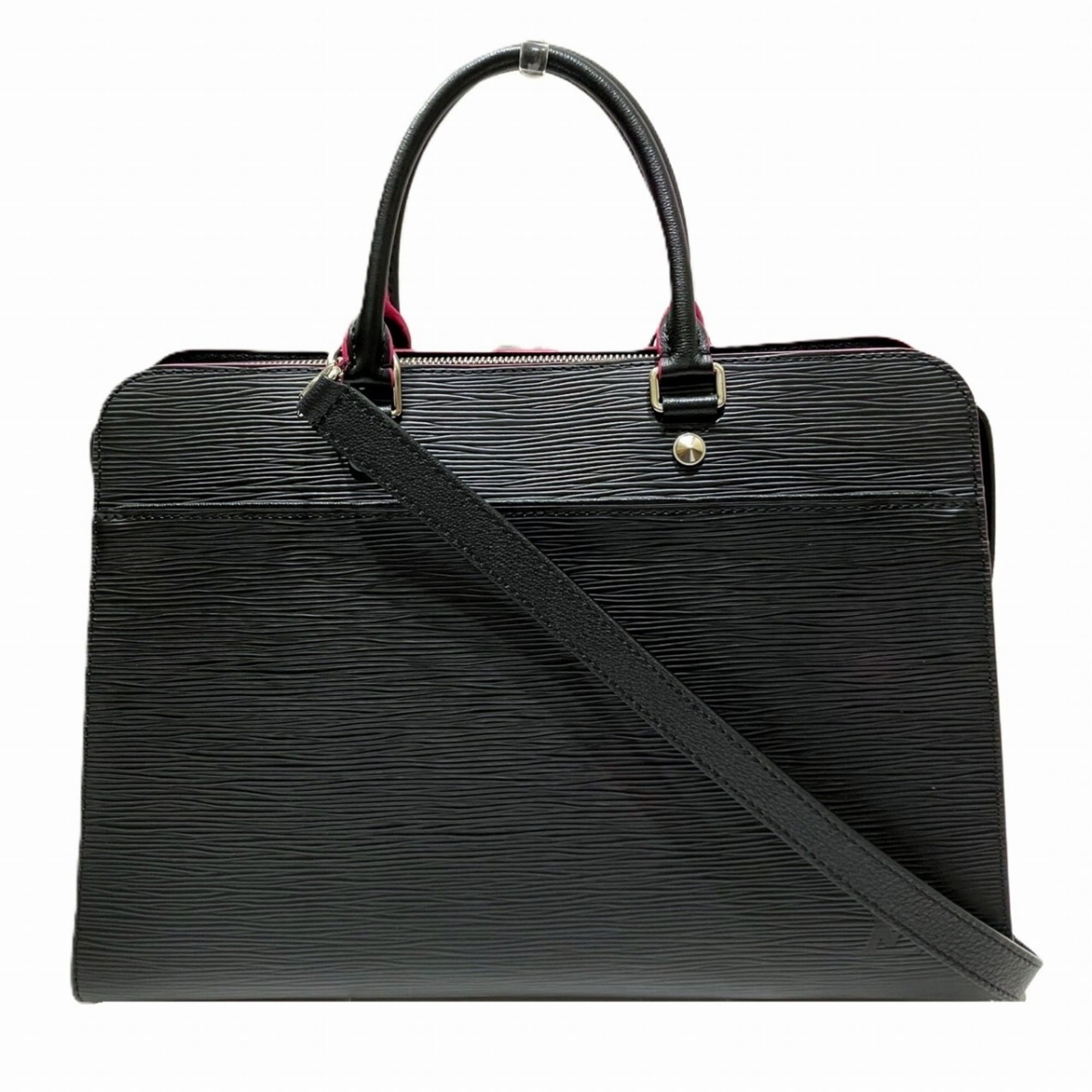 Louis Vuitton Black Epi Leather Handbag (Pre-Owned)