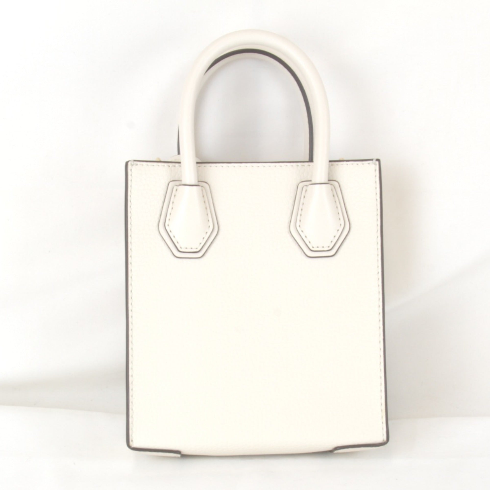 Michael Kors White Leather Shoulder Bag (Pre-Owned)