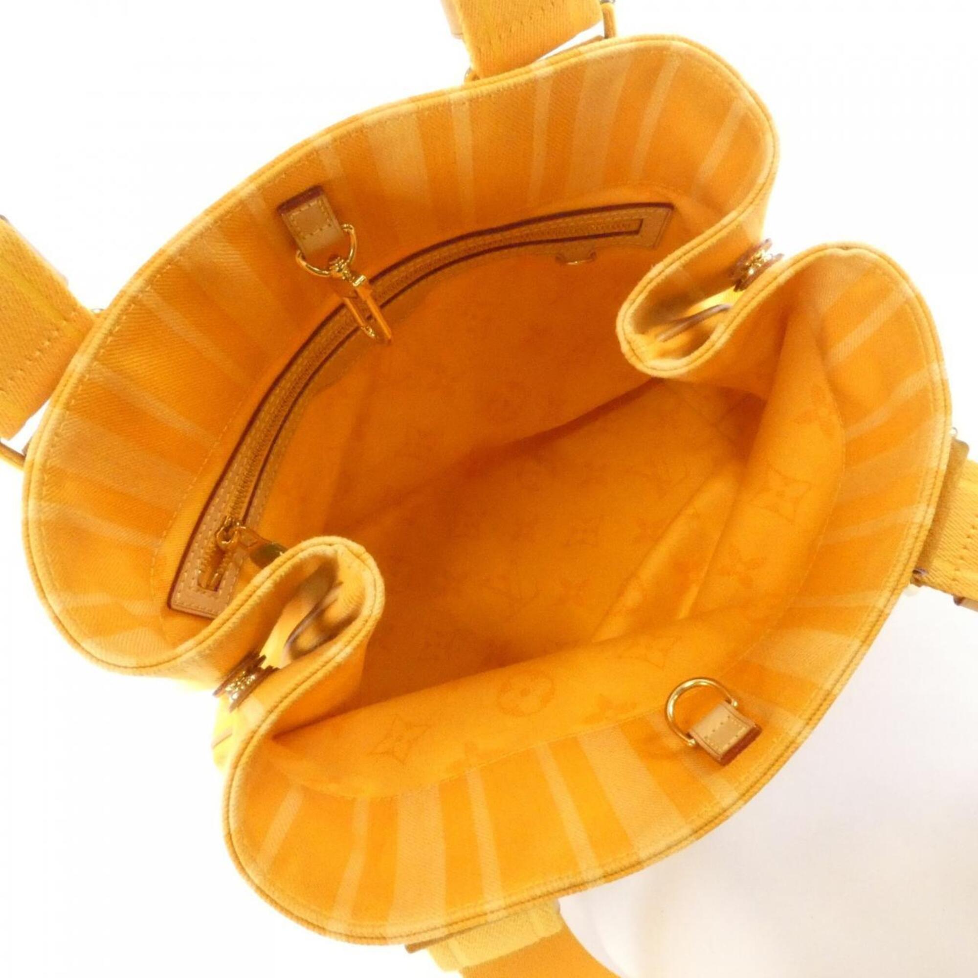 Louis Vuitton Jaune Passion Canvas Handbag (Pre-Owned)