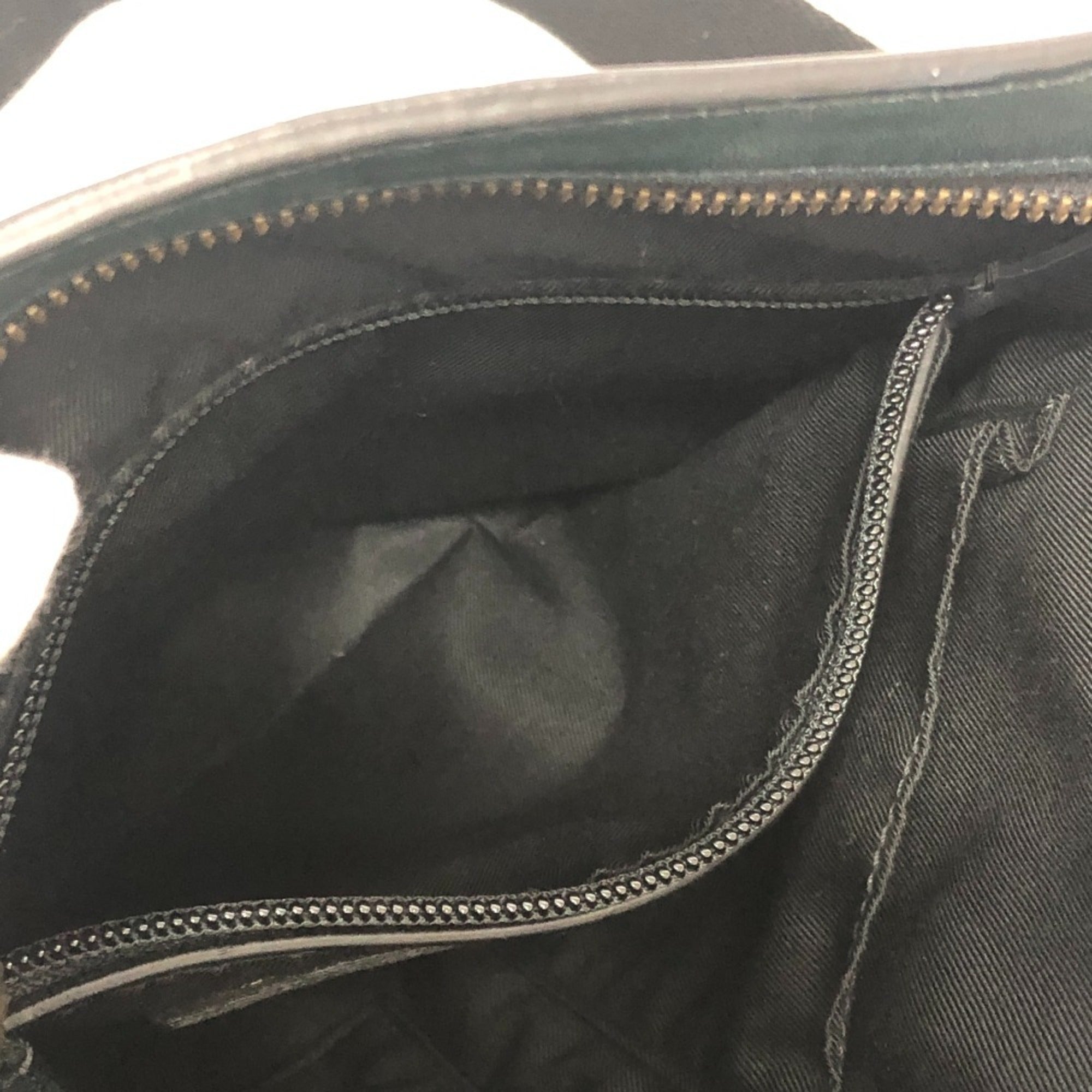 Coach Green Leather Shoulder Bag (Pre-Owned)