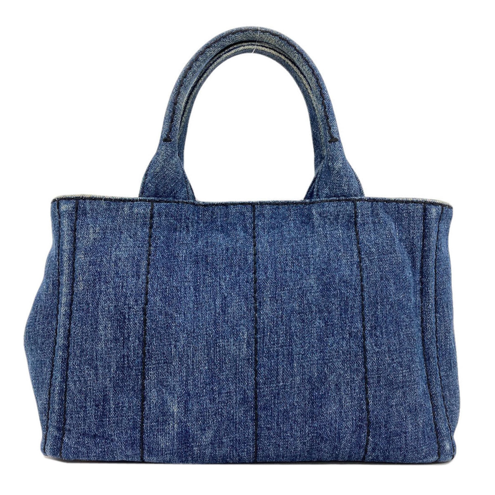 Prada Blue Denim Handbag (Pre-Owned)