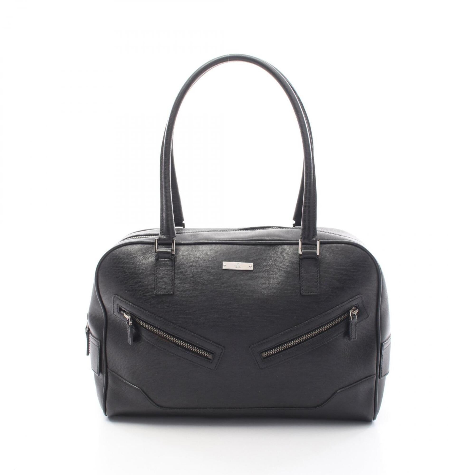 Gucci Black Leather Handbag (Pre-Owned)