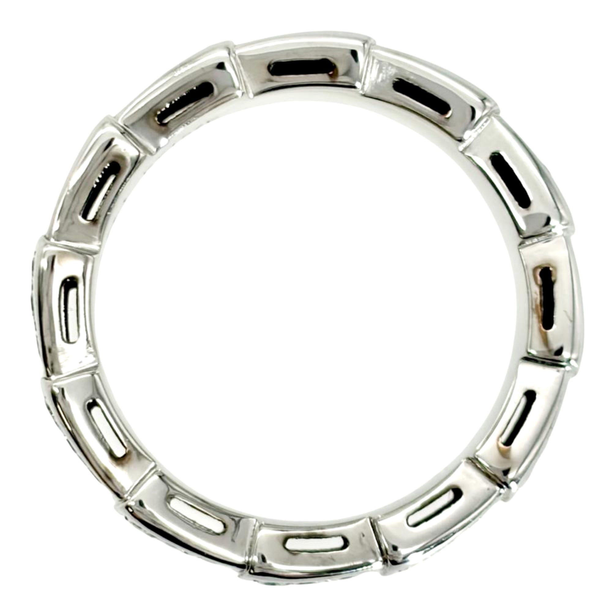 Bvlgari Serpenti White Gold (18K) Band Ring (Pre-Owned)