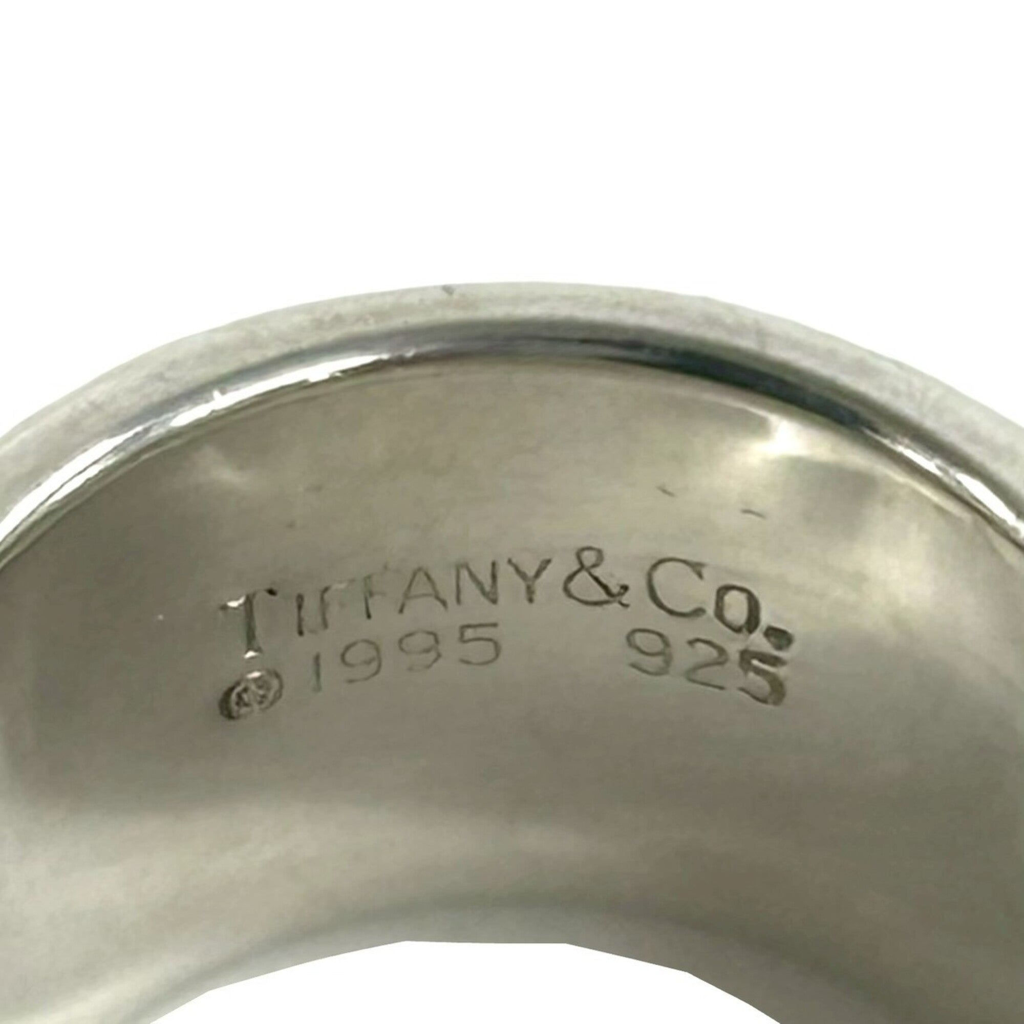 Tiffany Silver Silver 925 Band Ring (Pre-Owned)
