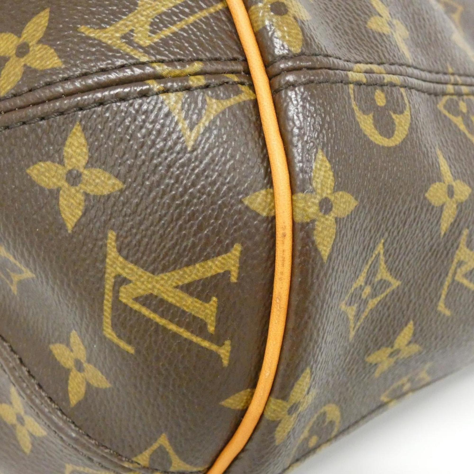 Louis Vuitton Marron Coated Canvas Handbag Shoulder Bag (Pre-Owned)