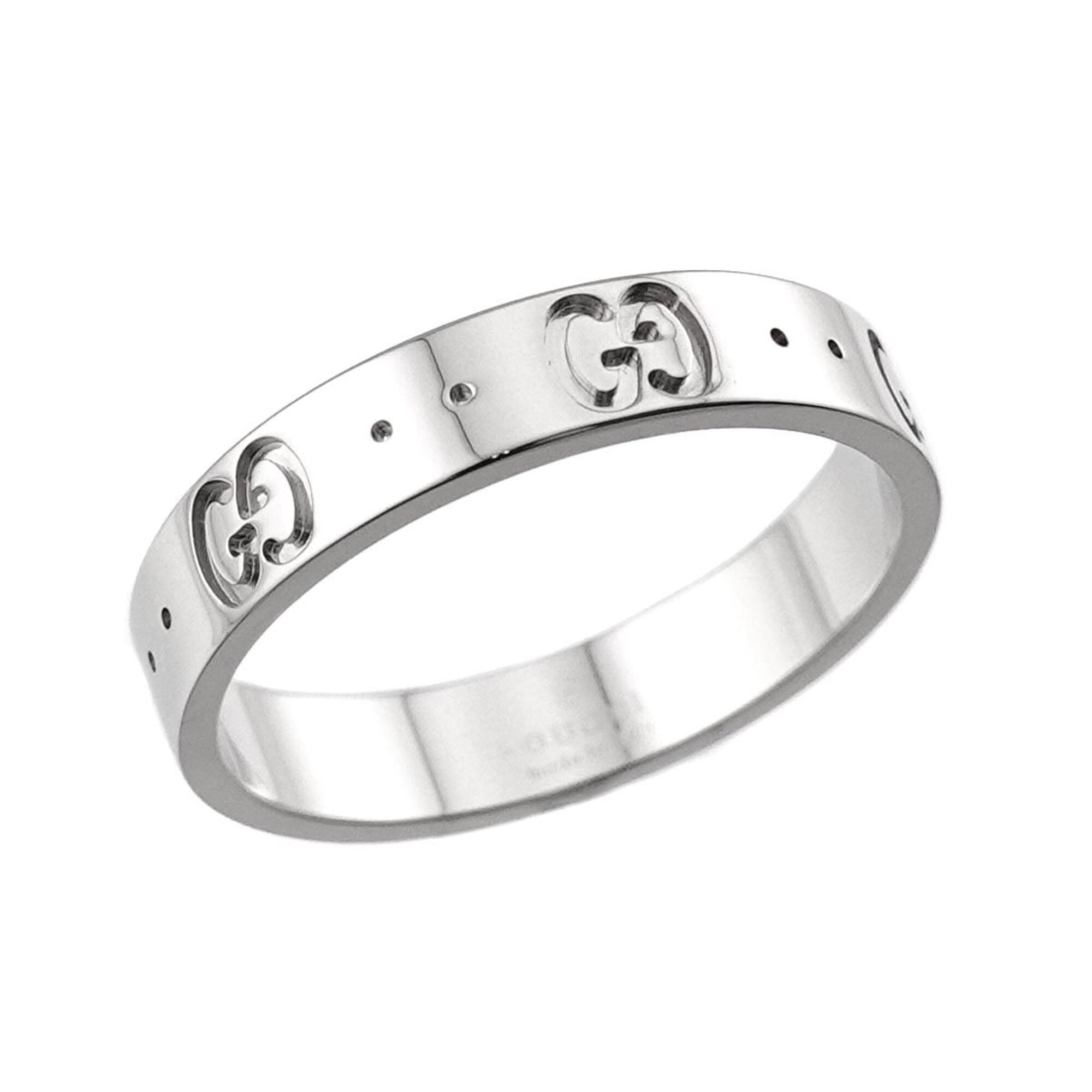Gucci White Gold (18K) Band Ring (Pre-Owned)