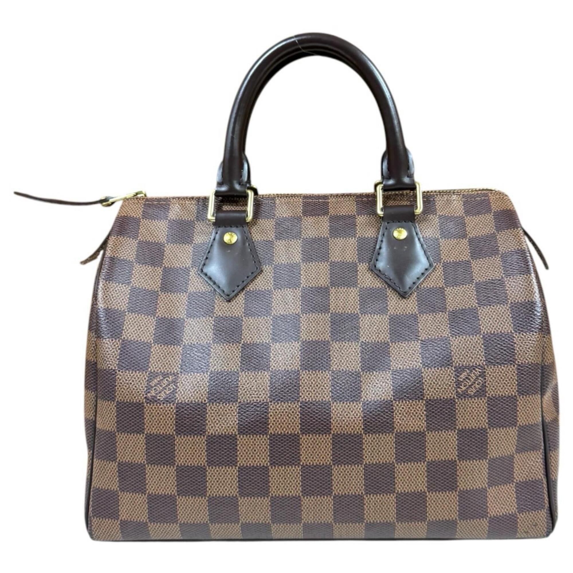 Louis Vuitton Damier Brown Damier Canvas Handbag (Pre-Owned)