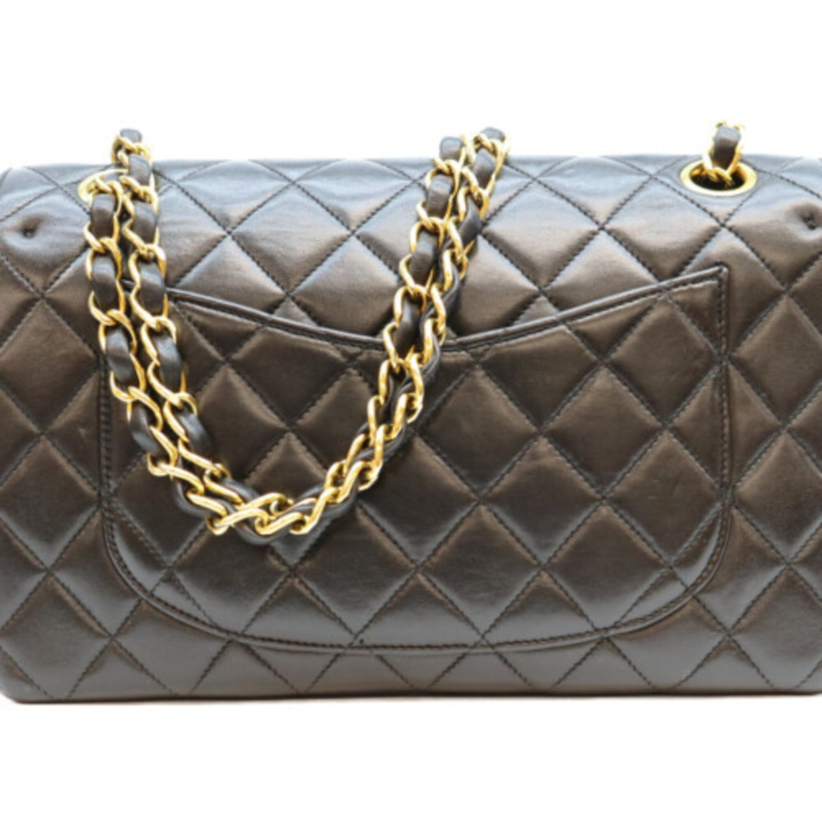 Chanel Black Leather Shoulder Bag (Pre-Owned)