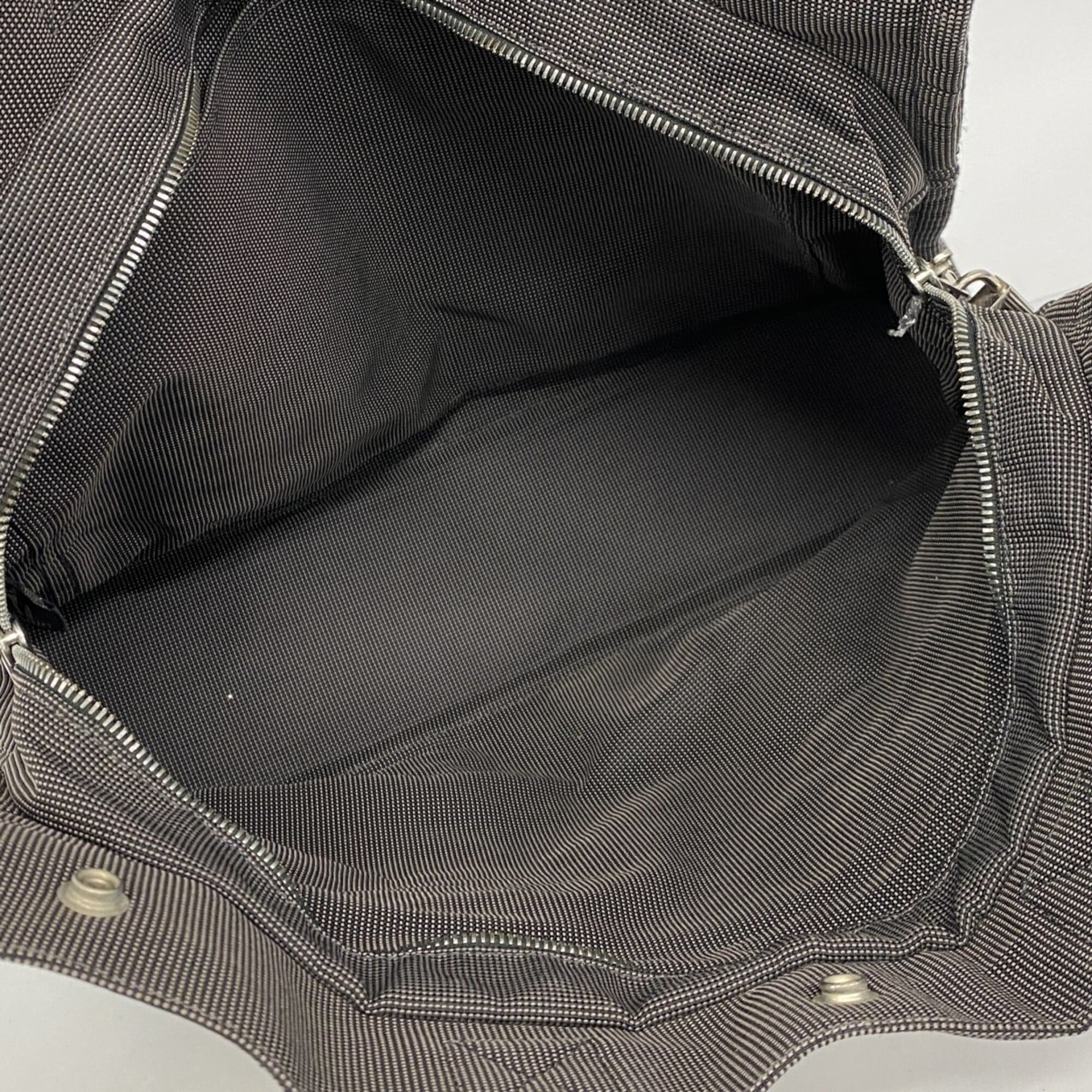 Hermes Gray Canvas Tote Bag (Pre-Owned)