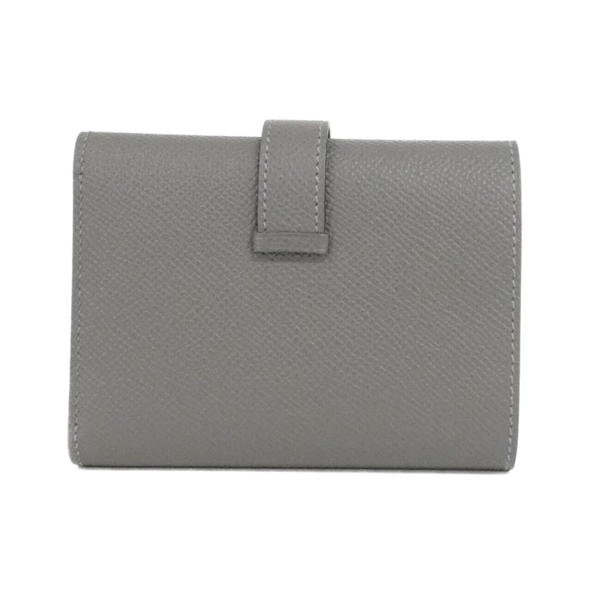 Hermes Gray Epsom Leather Wallet (Bi-Fold) (Pre-Owned)